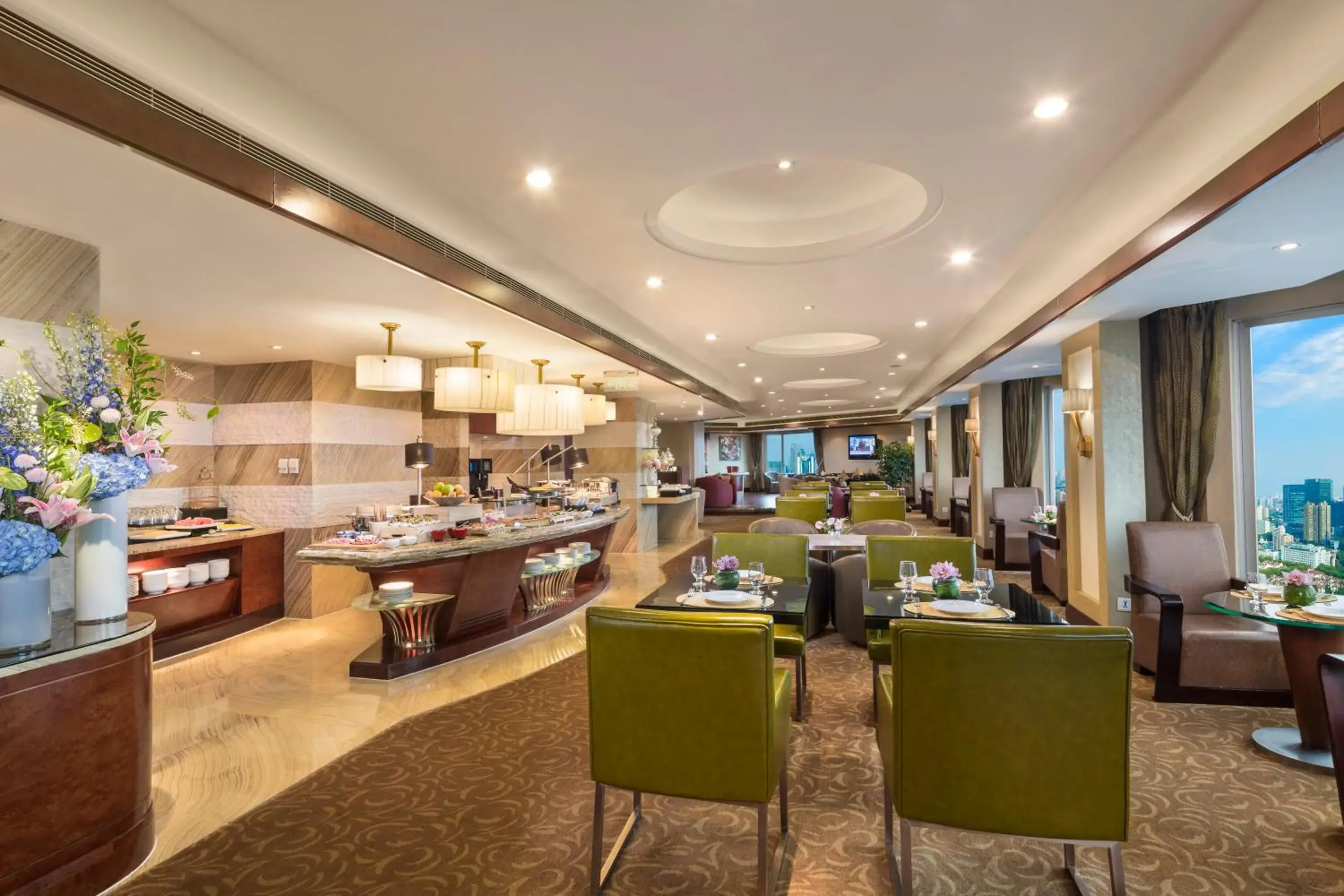 Living room, Restaurant/Places to Eat in The Kunlun Jing An