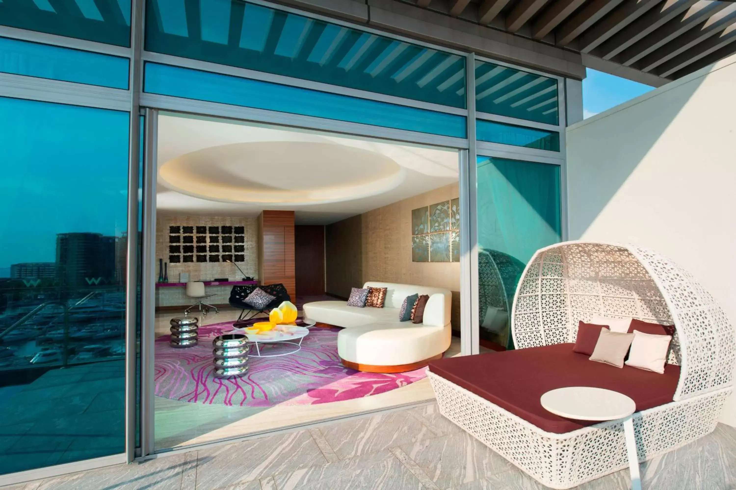 Living room in W Singapore - Sentosa Cove
