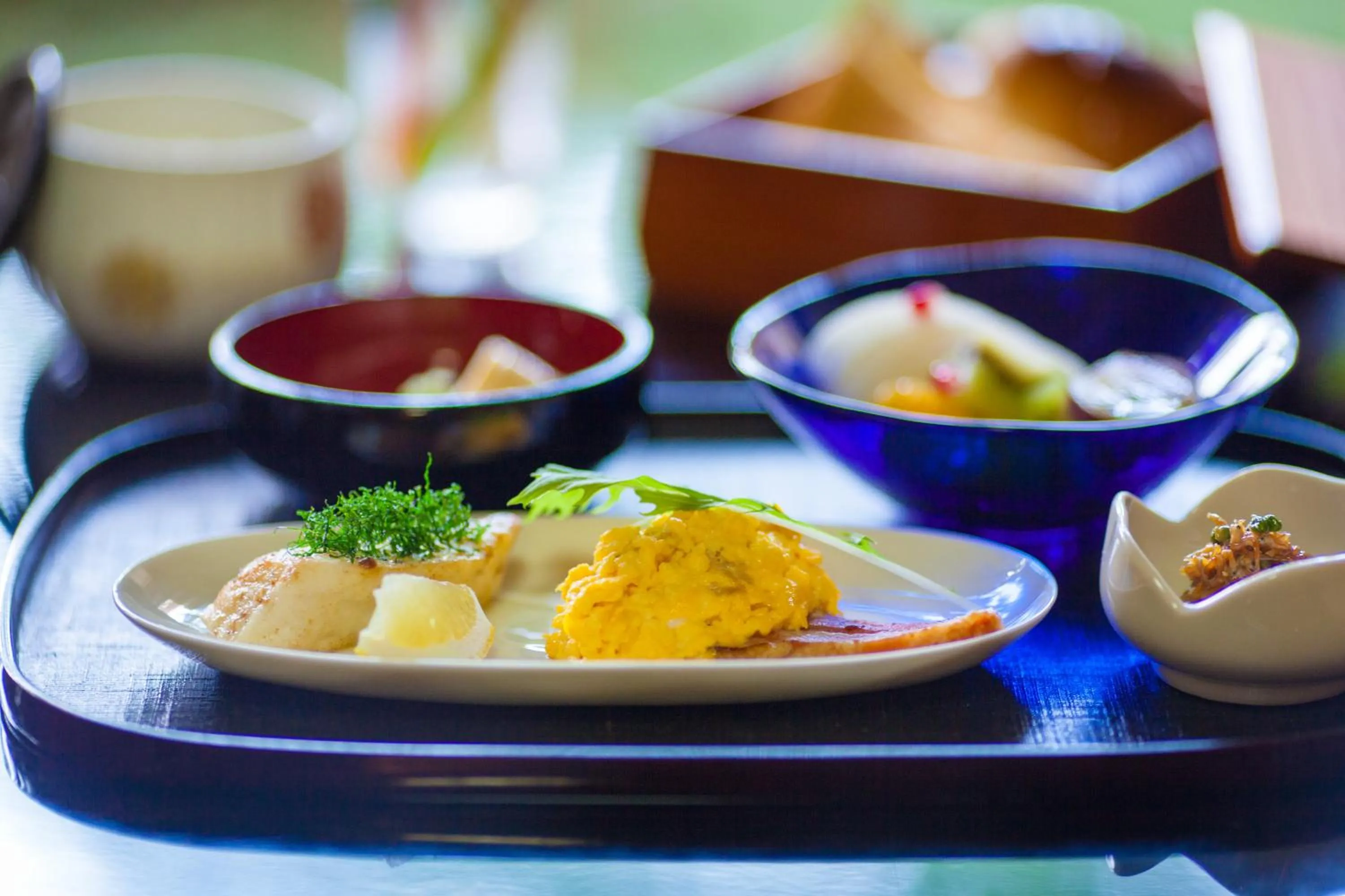 Breakfast in Kyoto Ryokan Kinoe