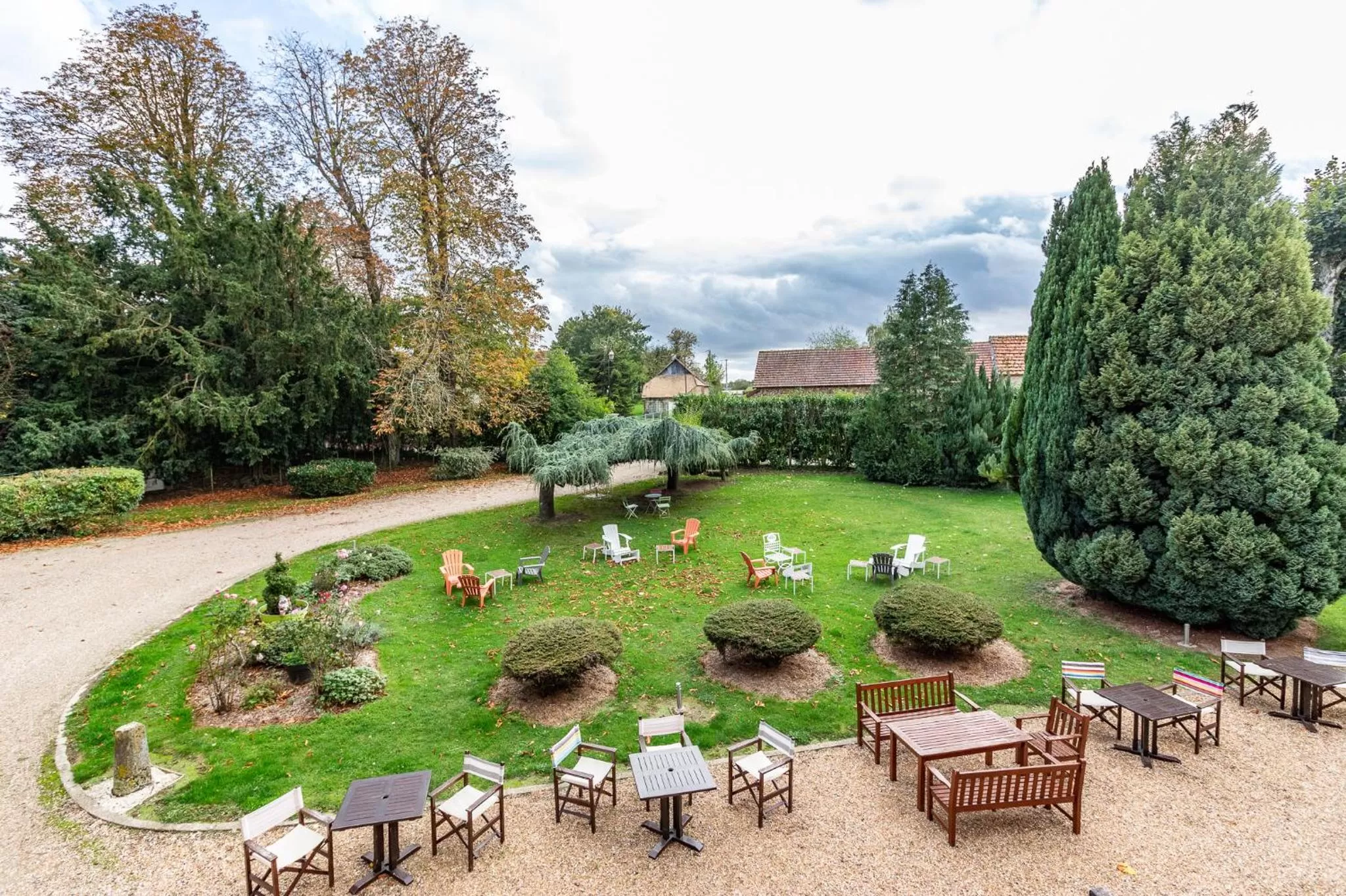 Garden in Château Corneille