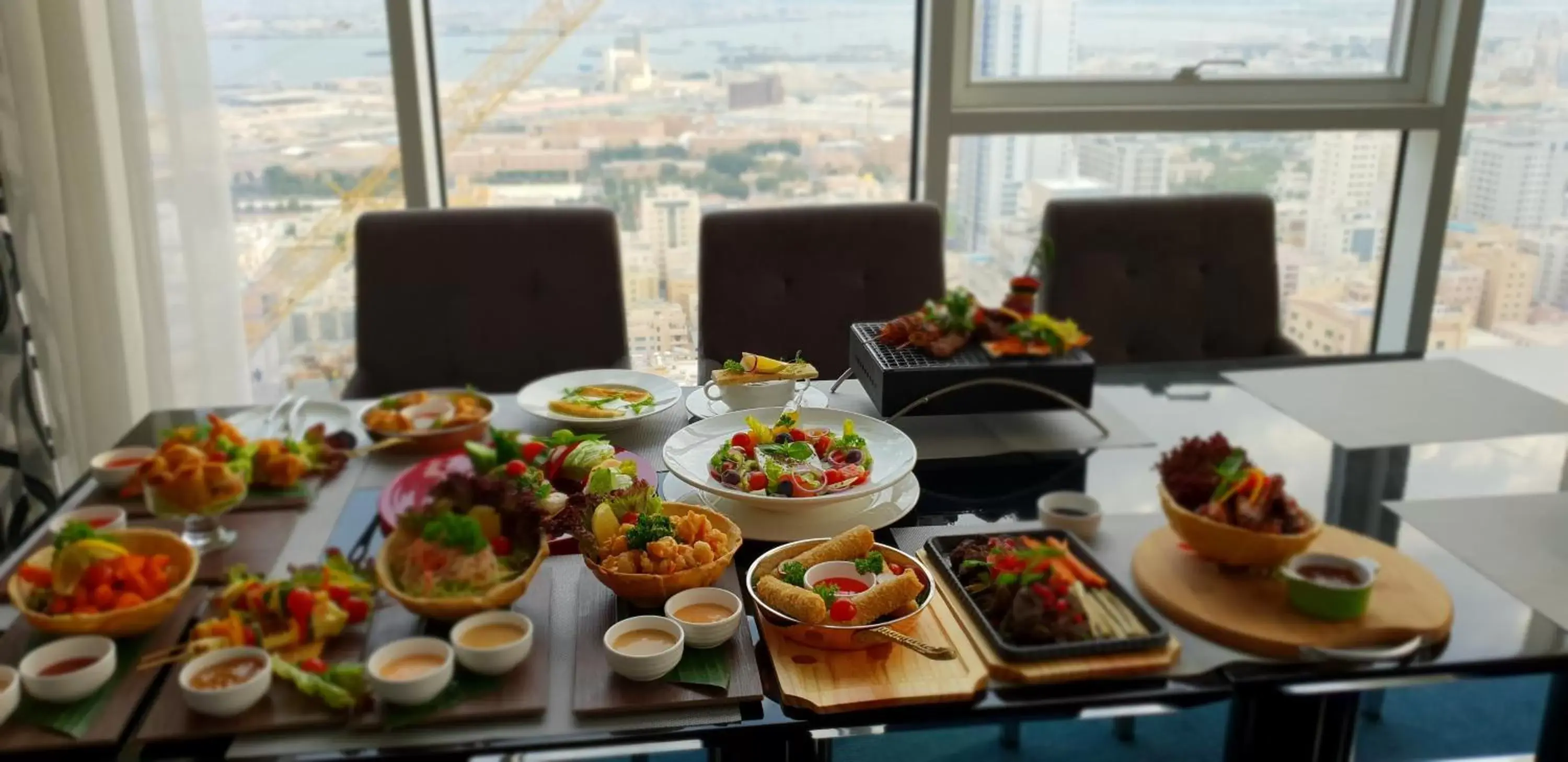 Food close-up in Orange Suites Hotel