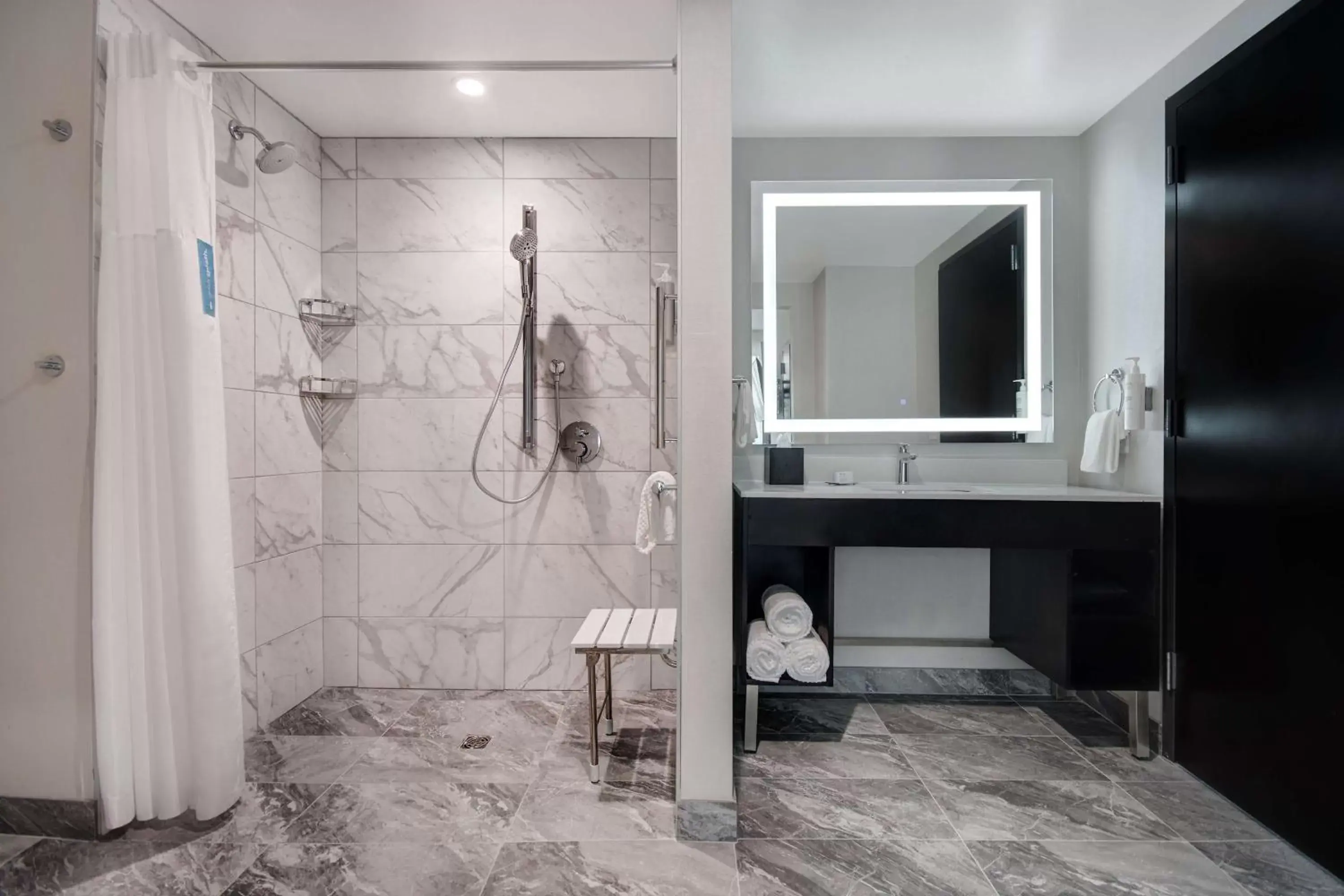 Bathroom in Embassy Suites By Hilton Alpharetta Halcyon