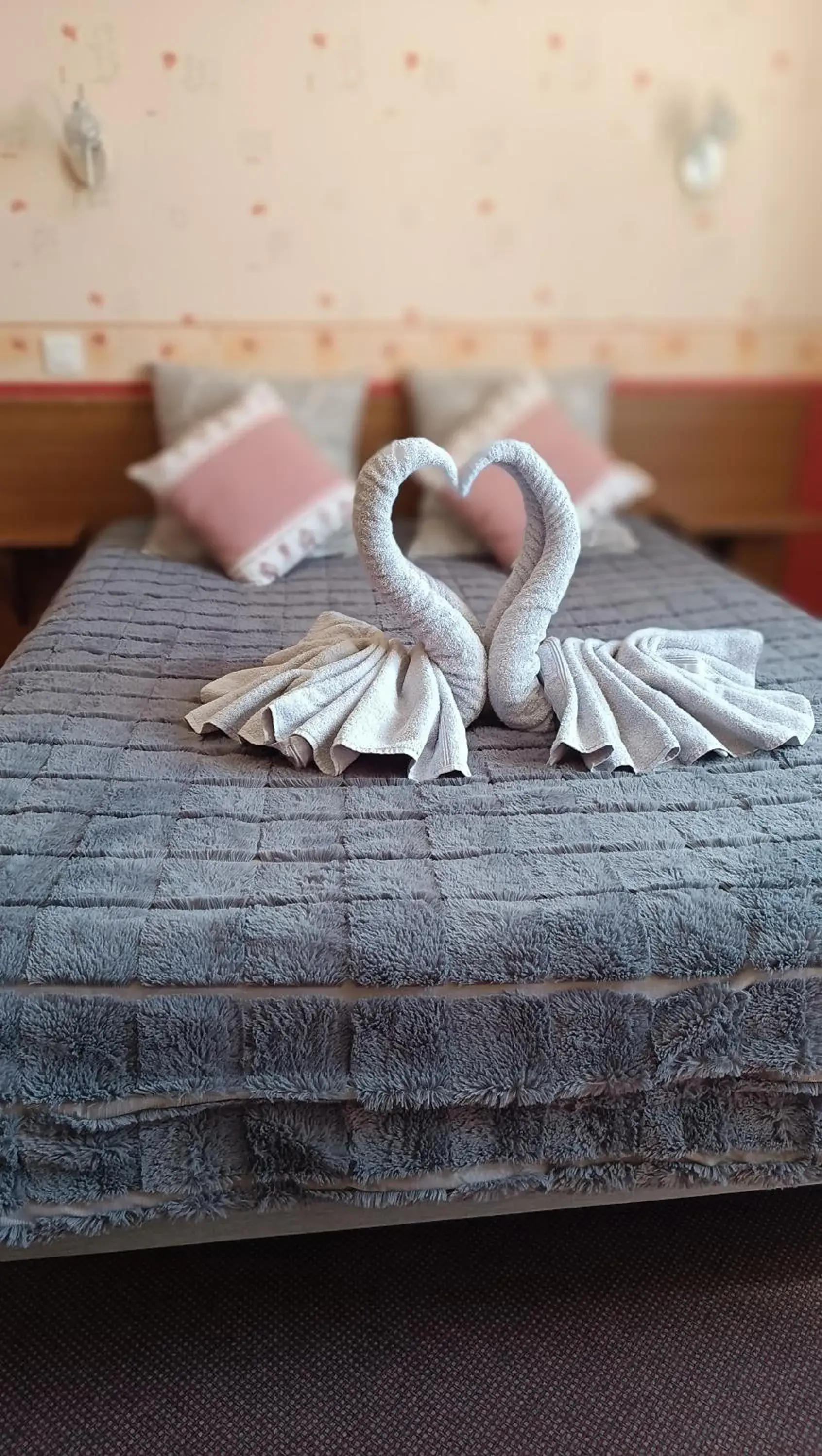 Bed in Hôtel Le Pommeil