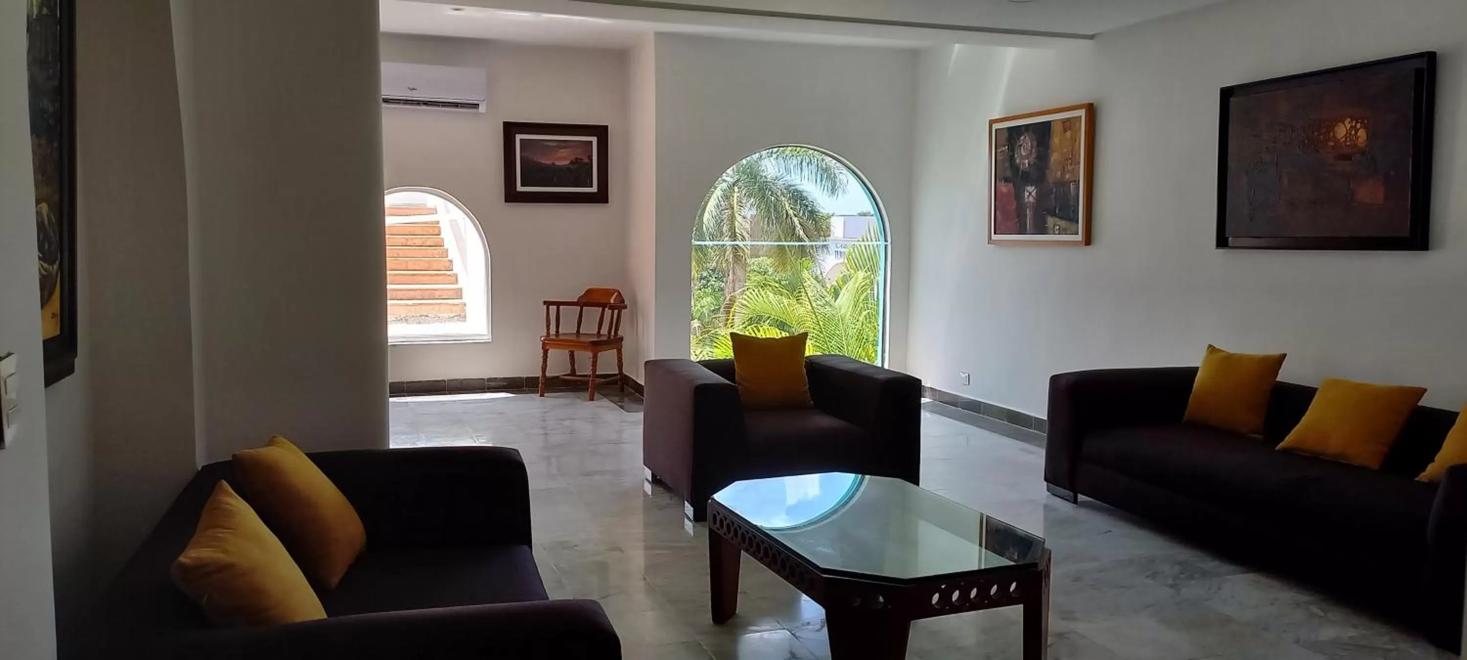 Living room in Hotel & Museo Casa Turquesa