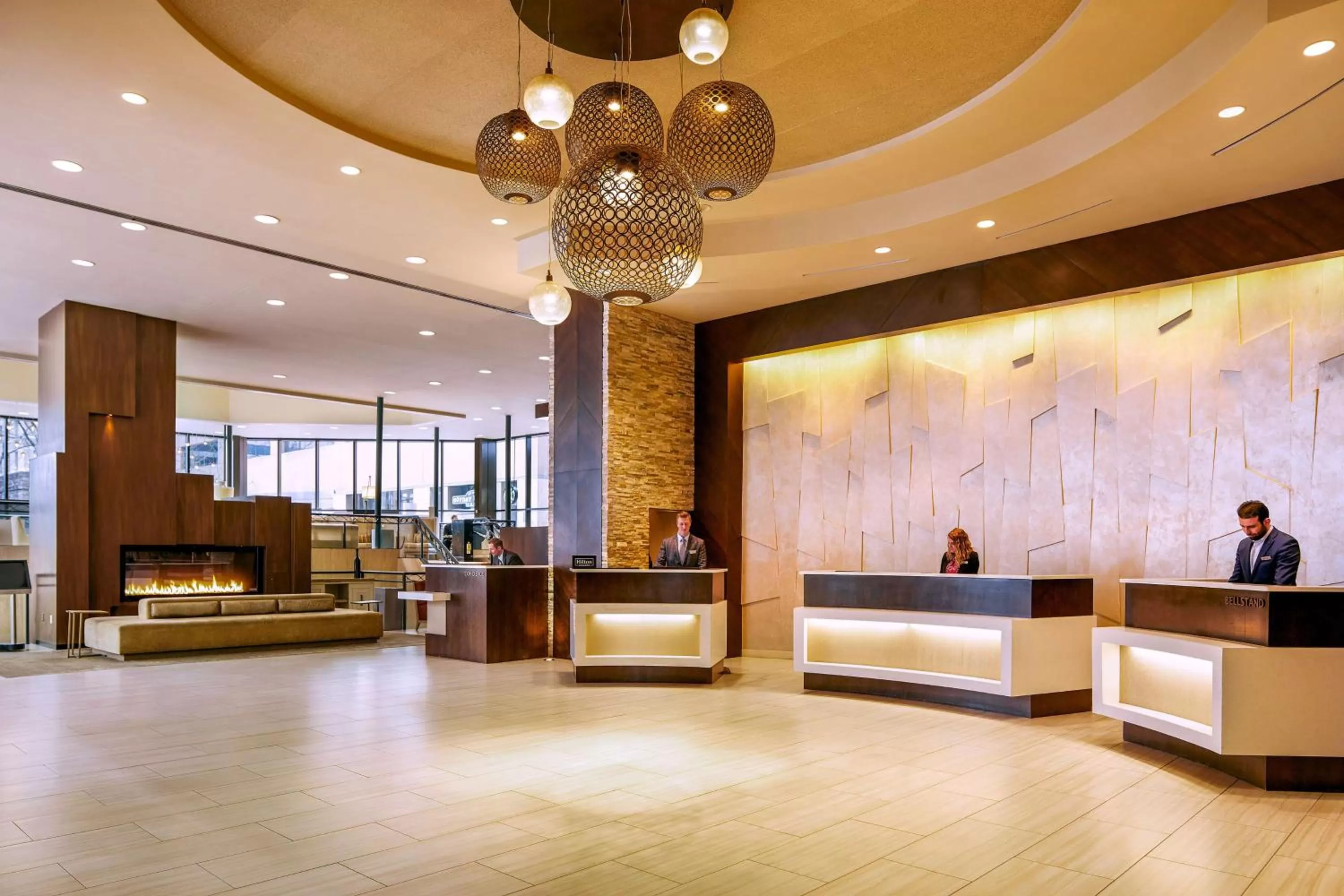 Lobby or reception in Hilton Denver City Center