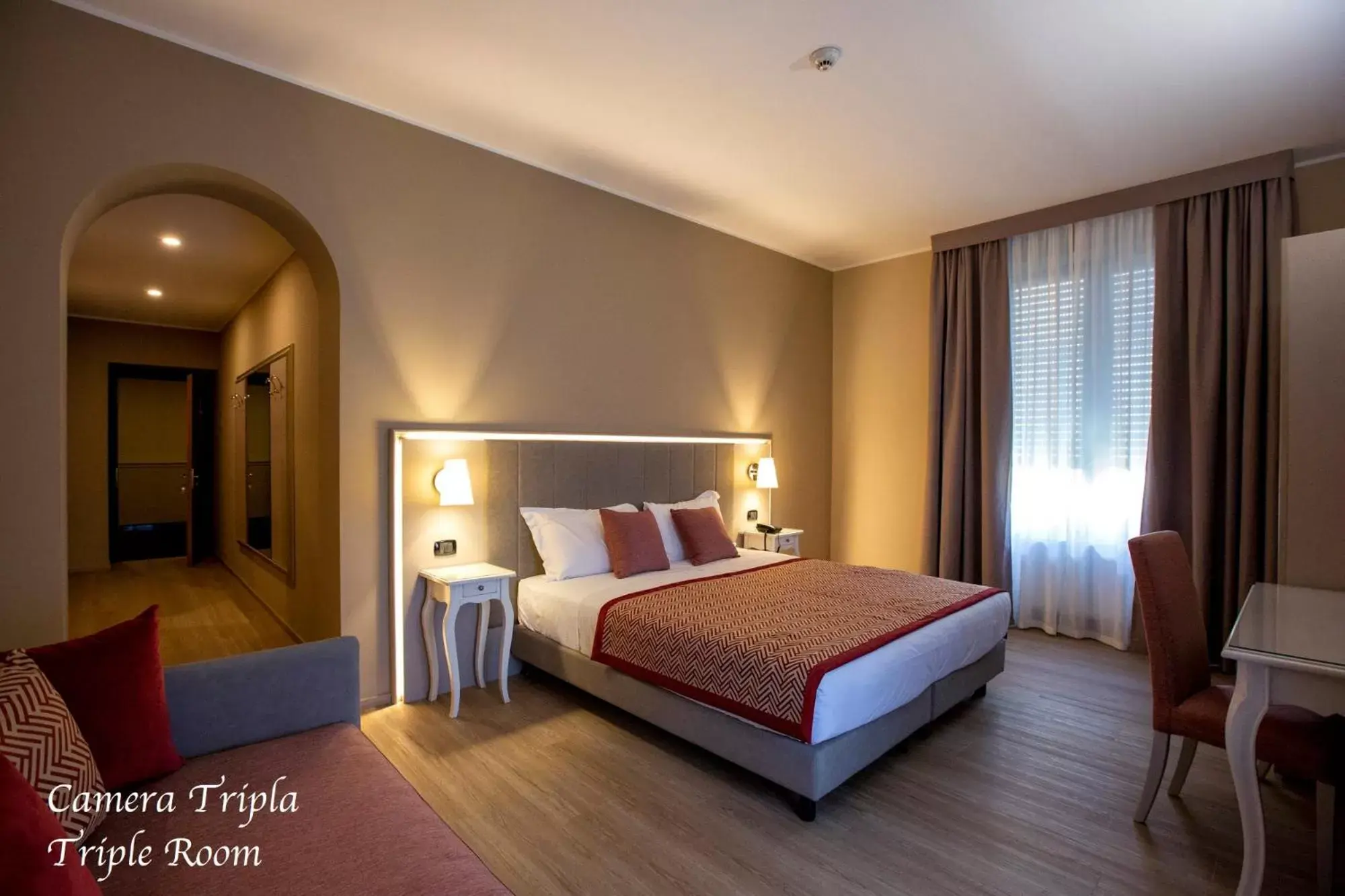 Bed in Hotel Villa Malpensa