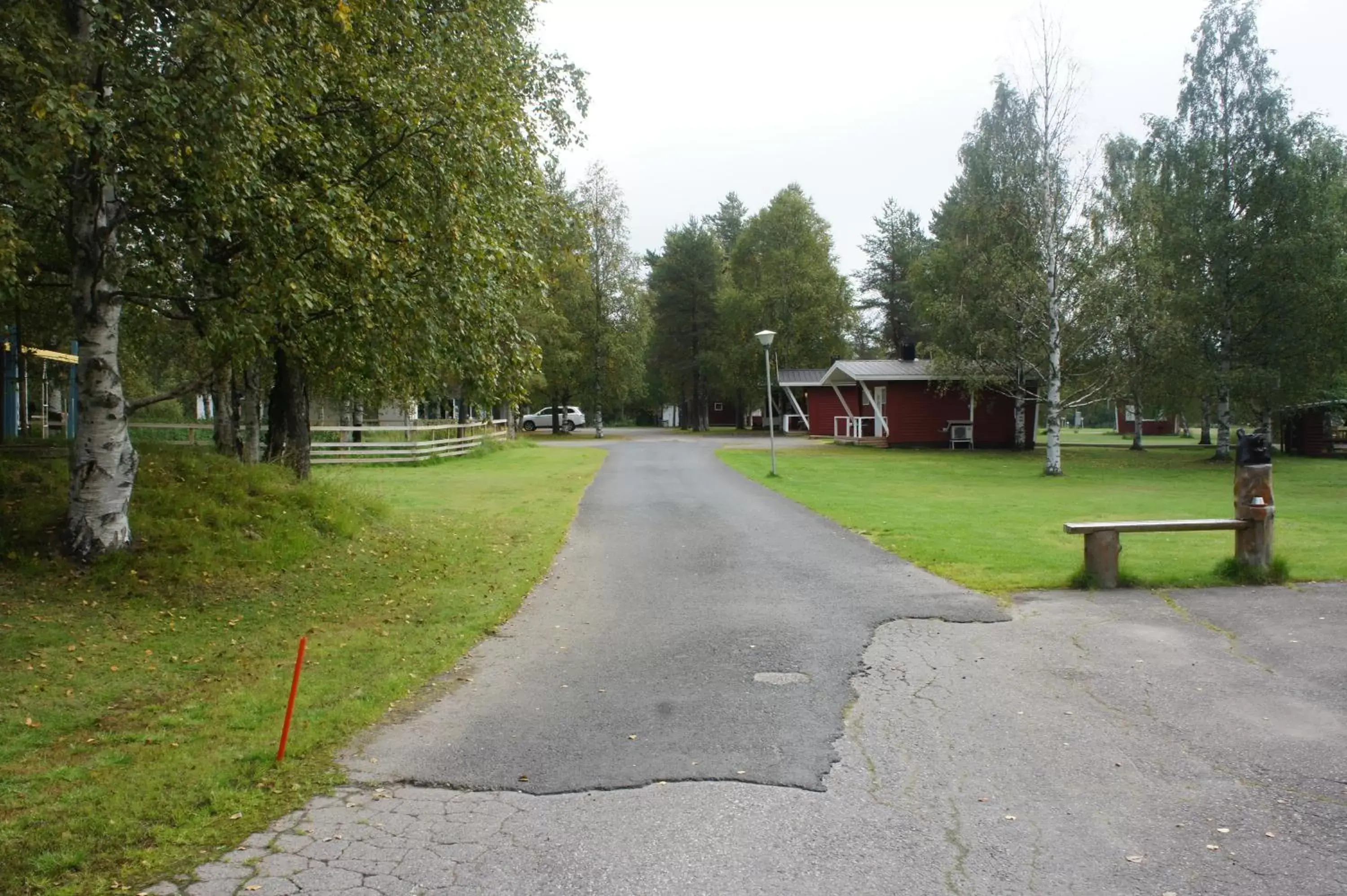 Area and facilities, Garden in Motelli Rovaniemi