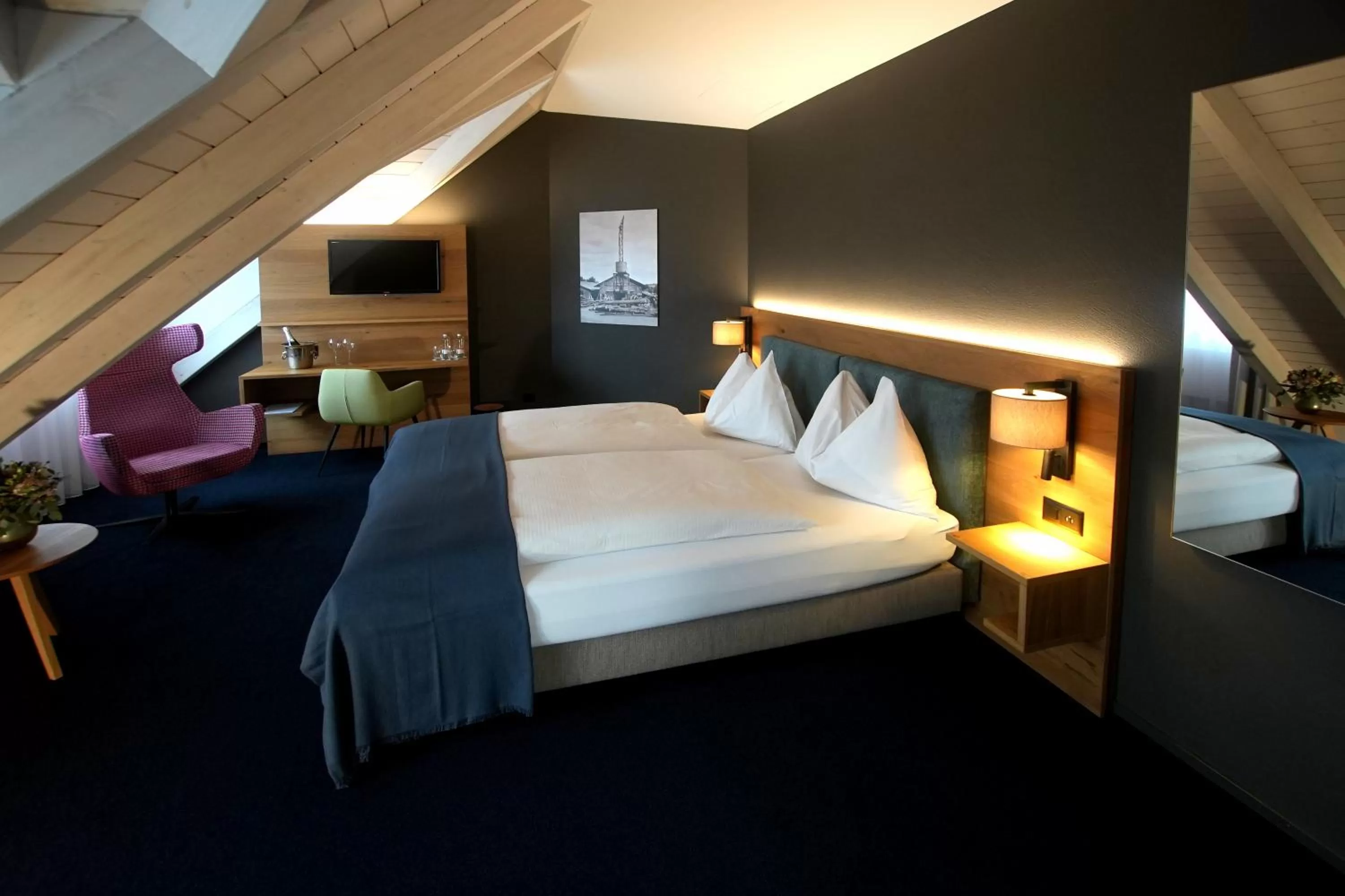 Bed in Hotel-Restaurant Löwen