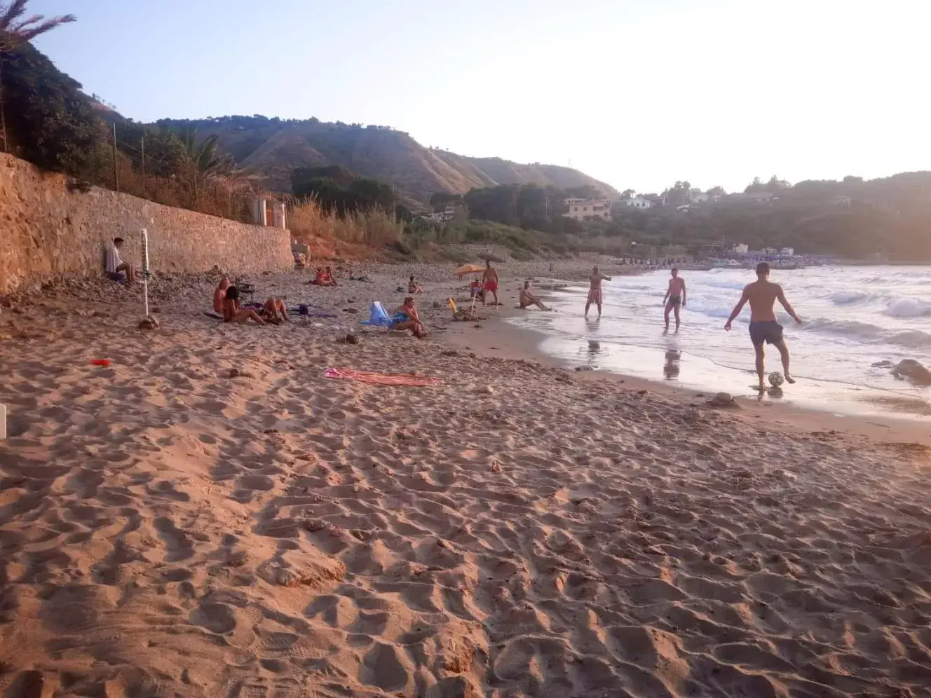 Beach in Stanza in Villa con giardino vista mare