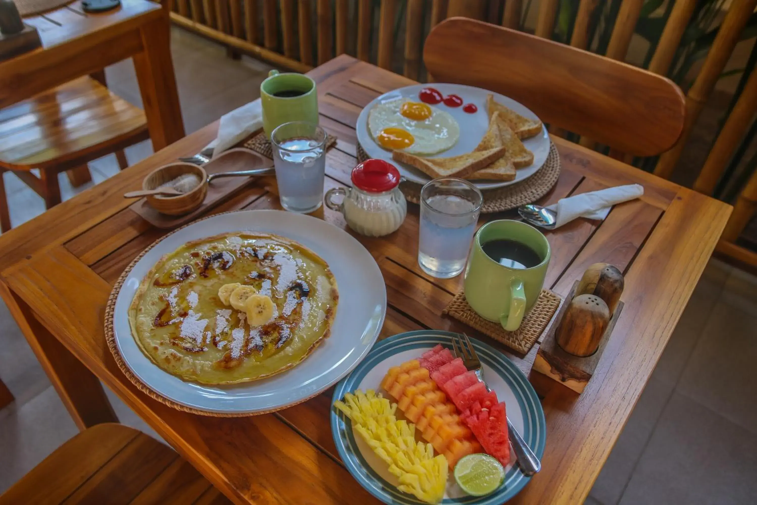 Food and drinks in Cozy Cottages Lombok