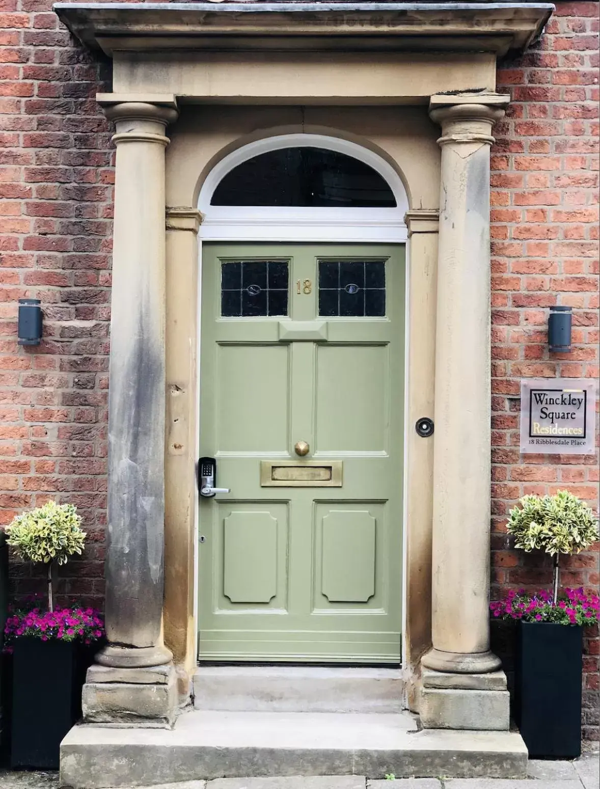 Facade/Entrance in Winckley Square Residences