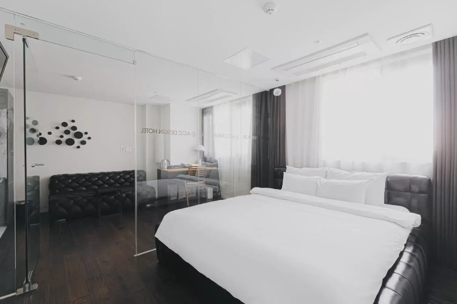 Bed in ACC Design Hotel