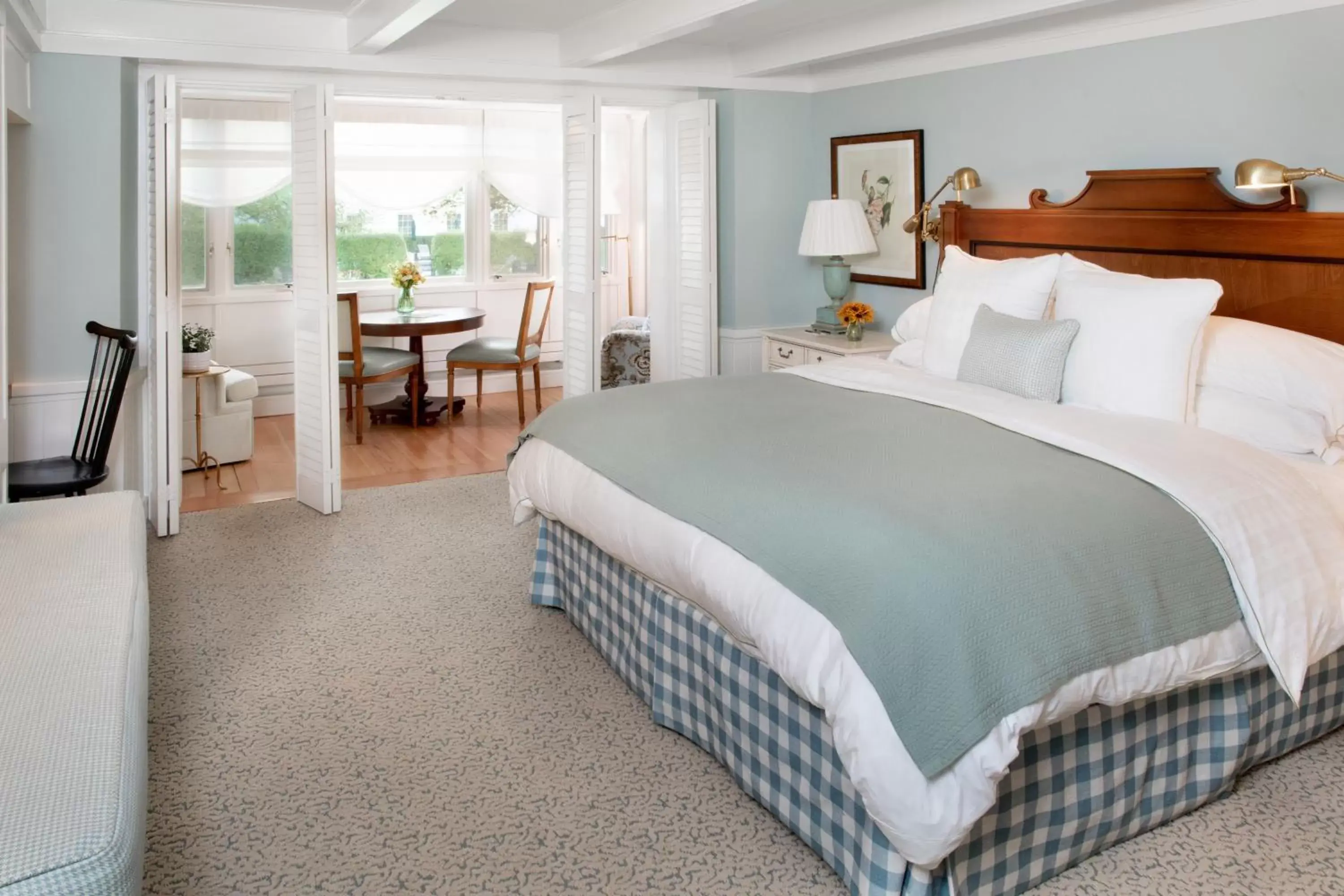 Bed in Woodstock Inn & Resort