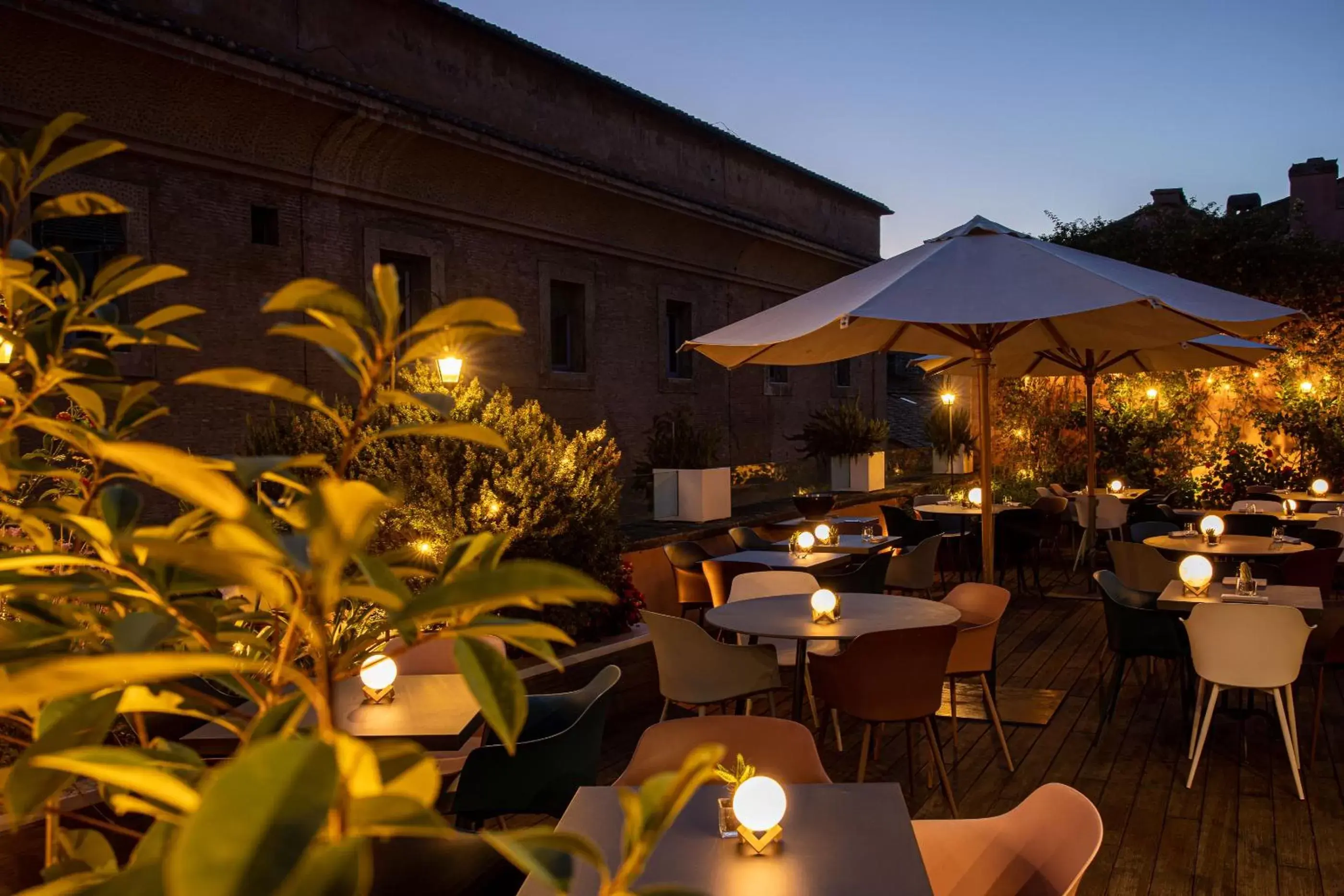 Sunset in DOM Hotel Roma - Preferred Hotels & Resorts