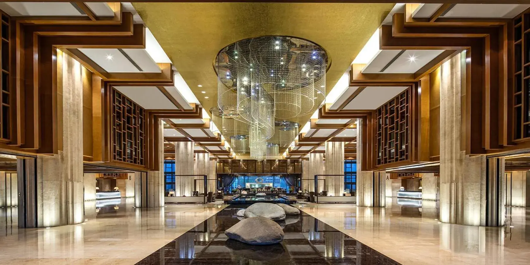 Property building, Lobby/Reception in Crowne Plaza Huangshan Yucheng, an IHG Hotel