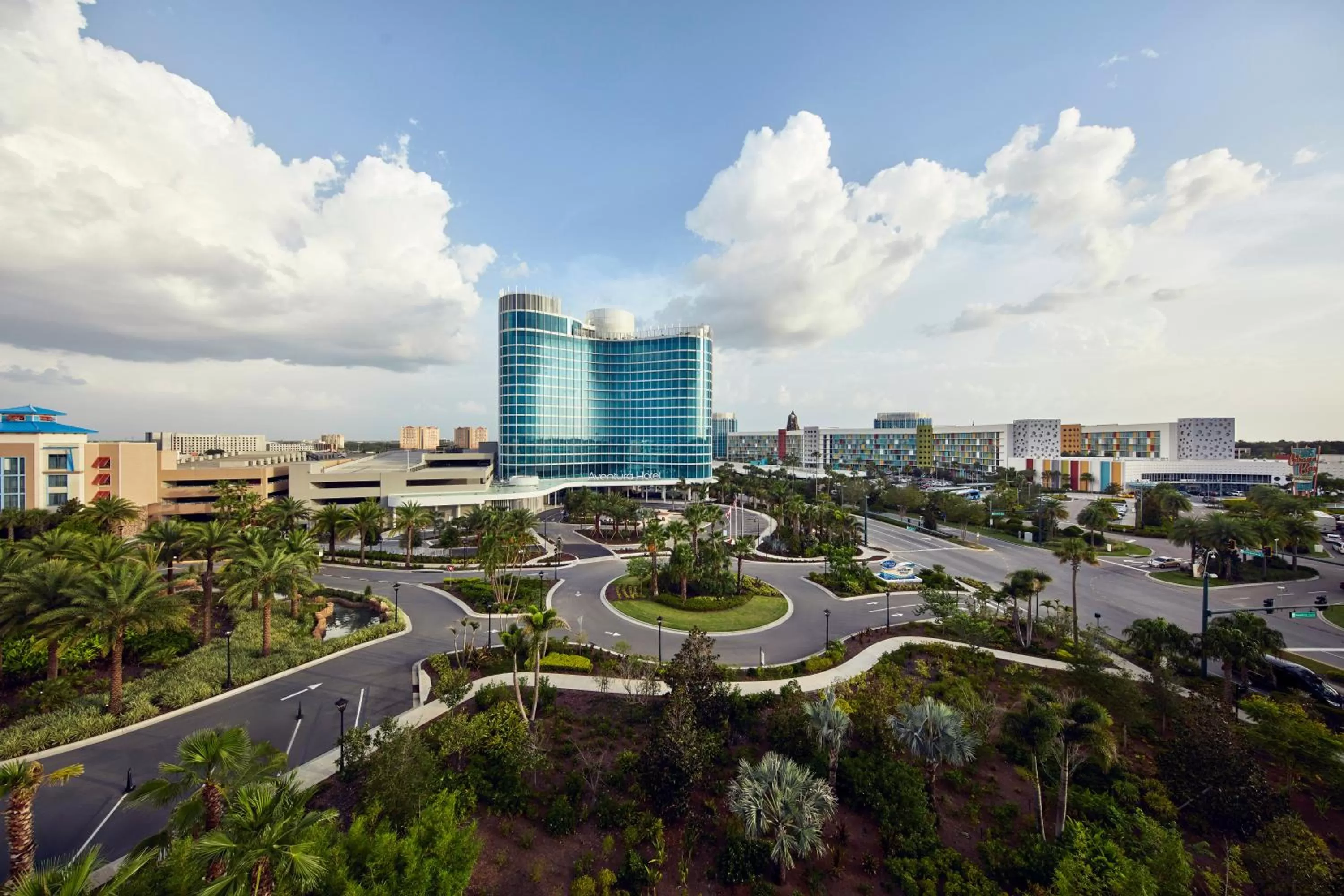 Street view in Universal's Aventura Hotel