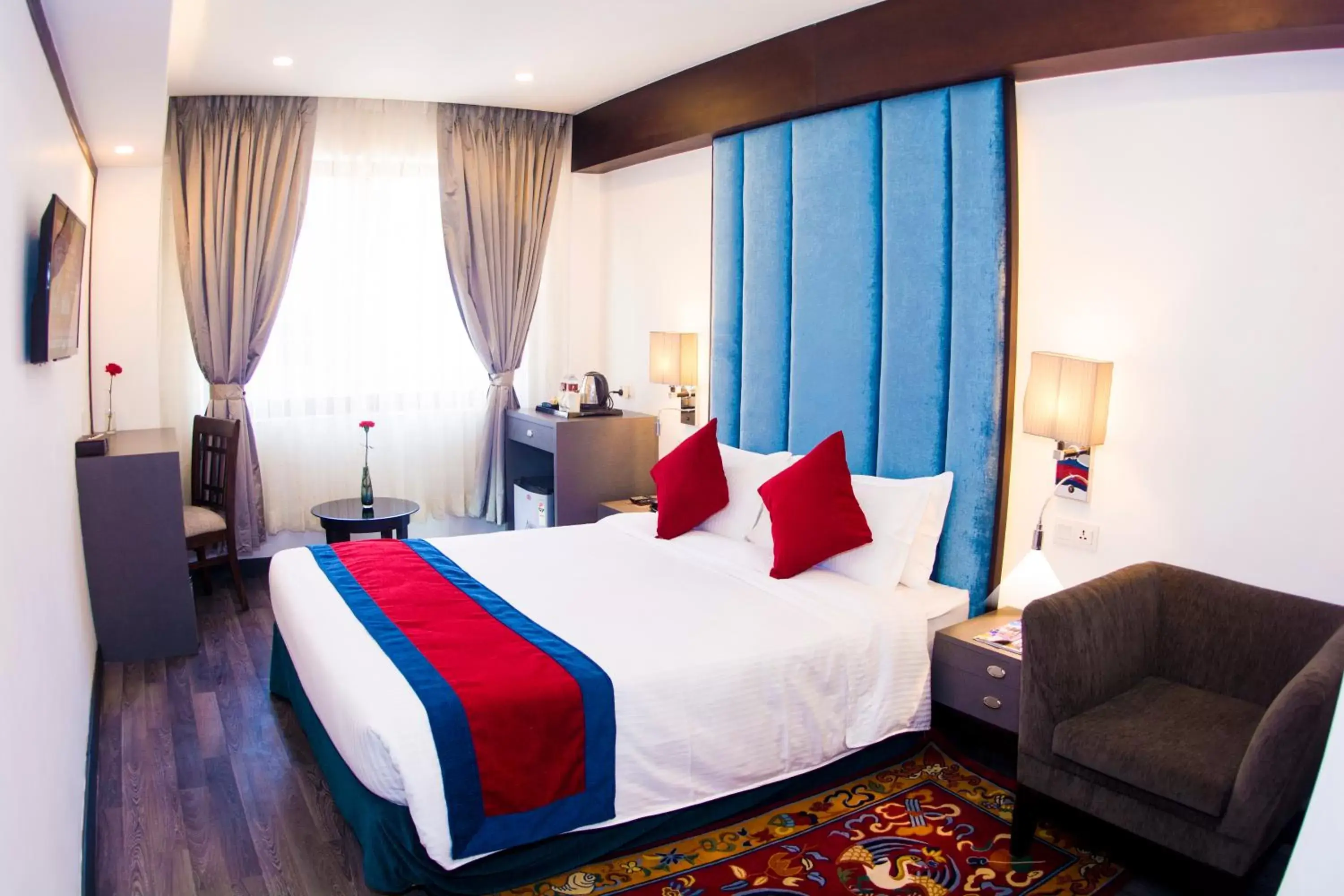 Bedroom, Bed in M Hotel Thamel-Kathmandu