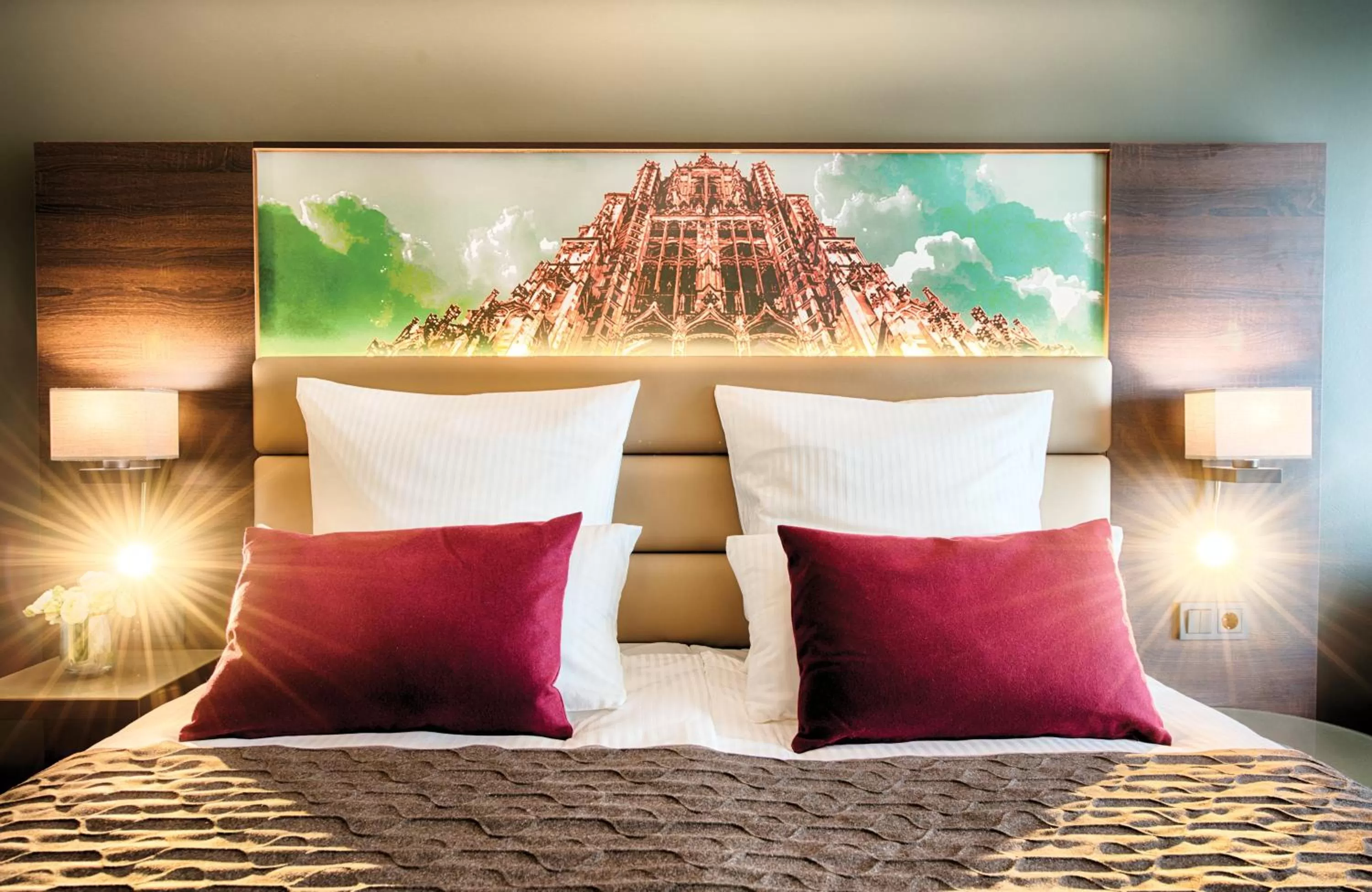 Photo of the whole room, Bed in Leonardo Royal Hotel Ulm