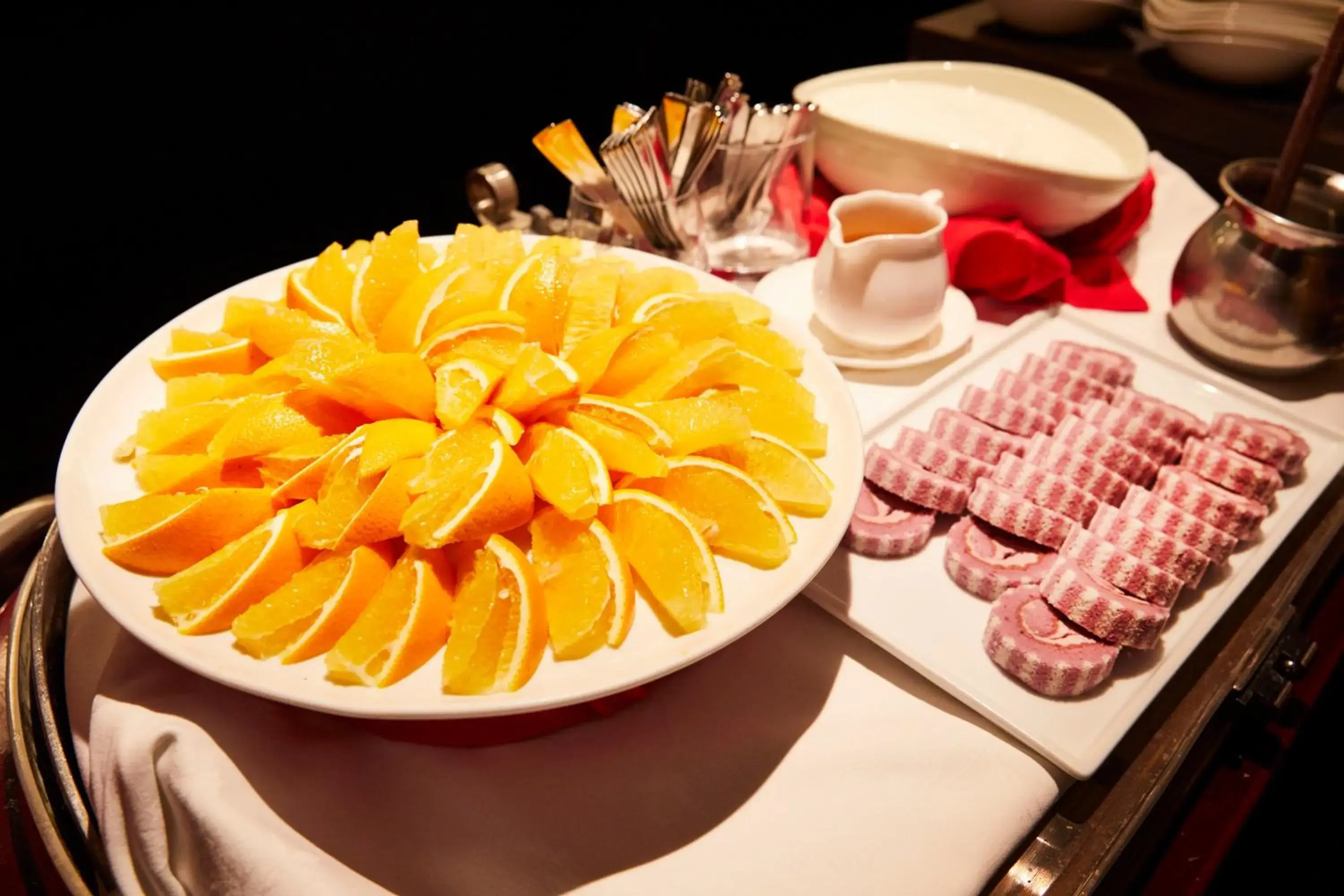 Buffet breakfast in Ginza Grand Hotel