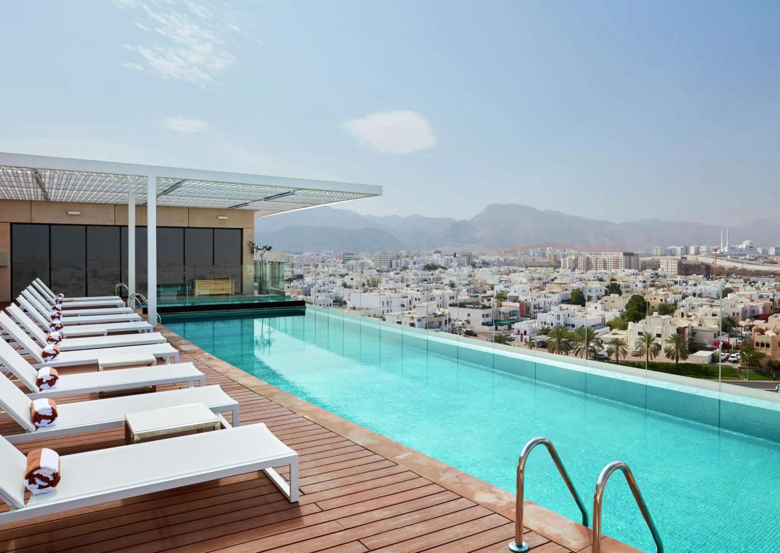 Pool view, Swimming Pool in Hilton Garden Inn Muscat Al Khuwair