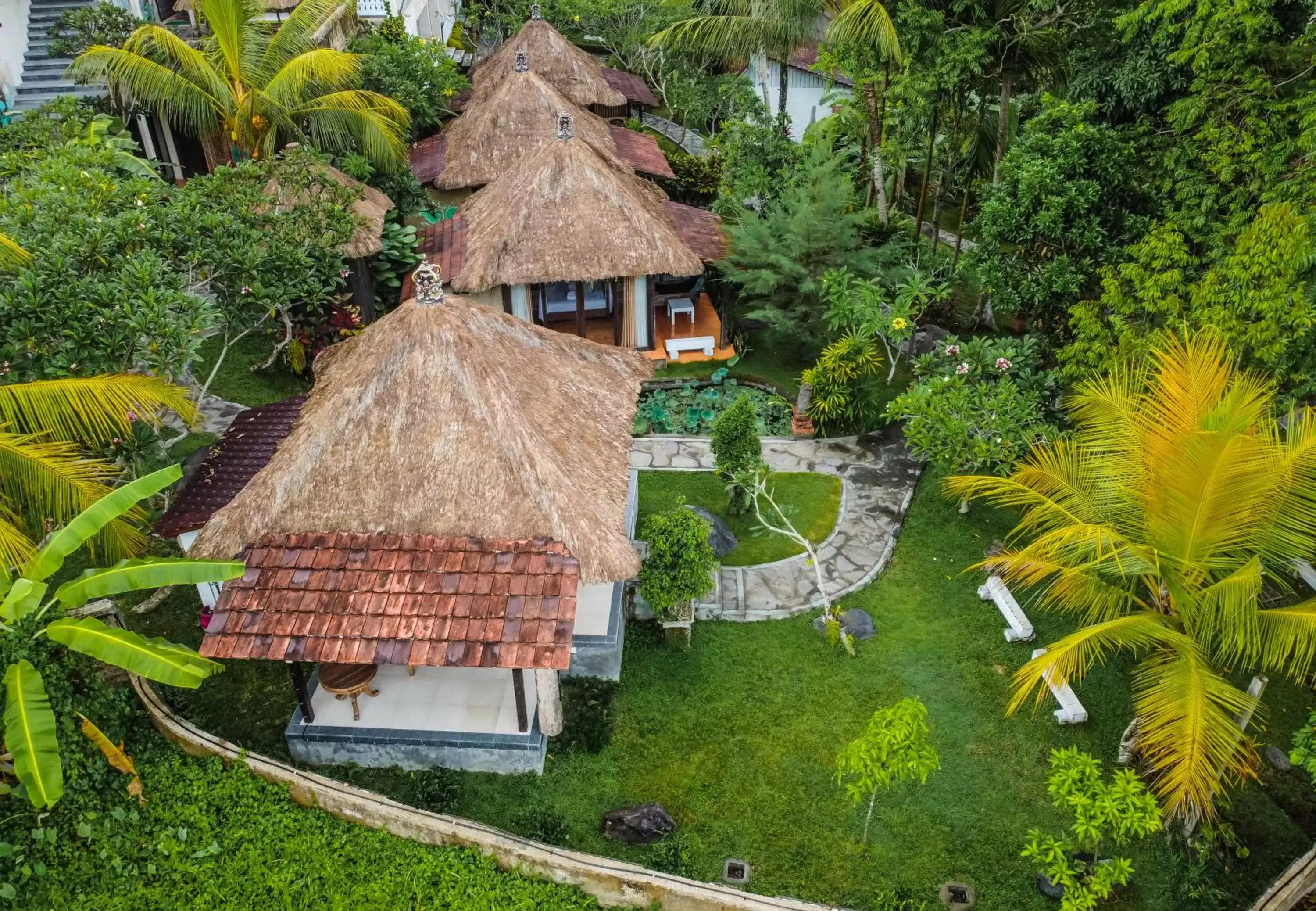 Bird's eye view in Ubud Sari Health Resort Bird's eye view in Ubud Sari Health Resort
