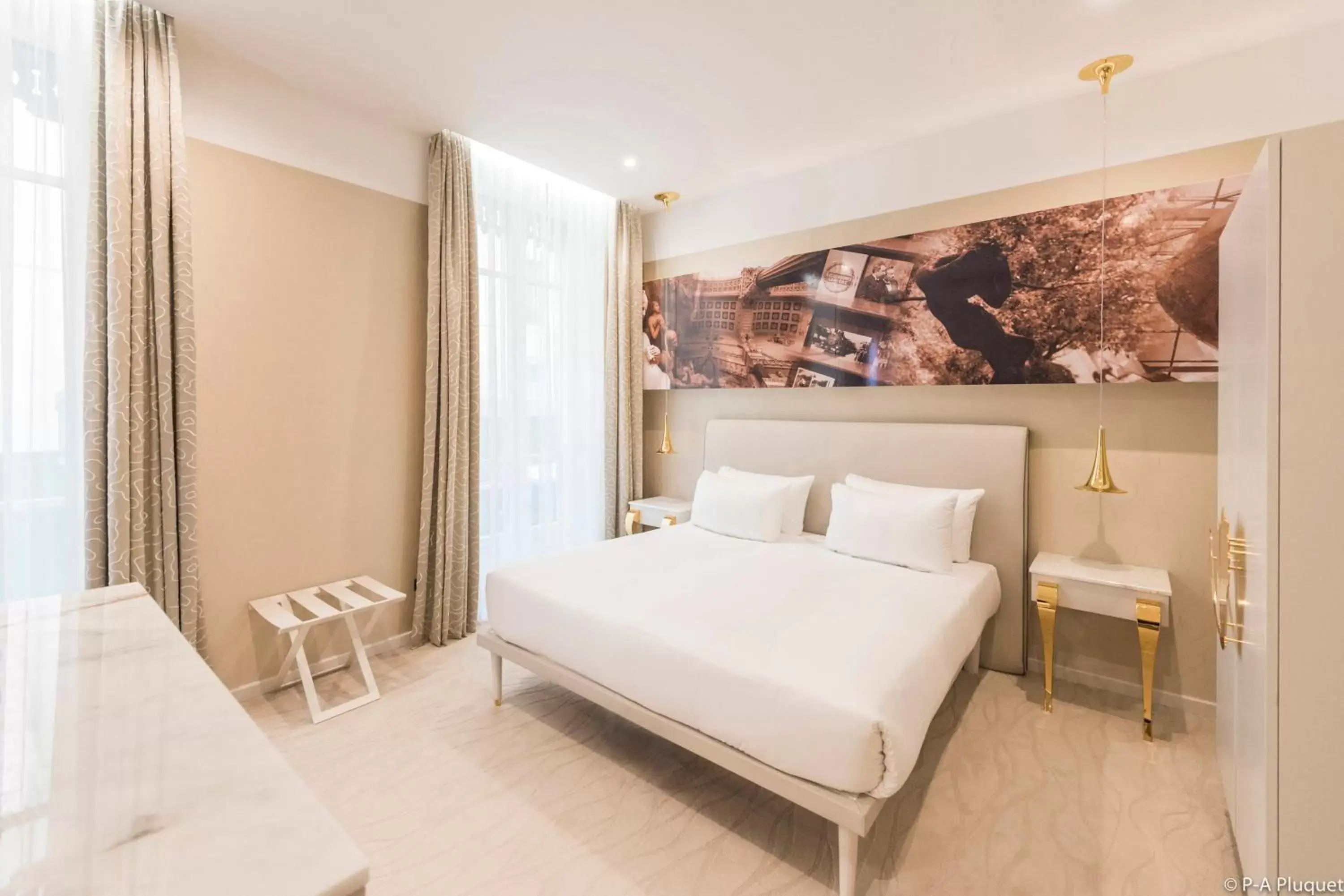 Bedroom, Bed in Boscolo Lyon Hotel & Spa