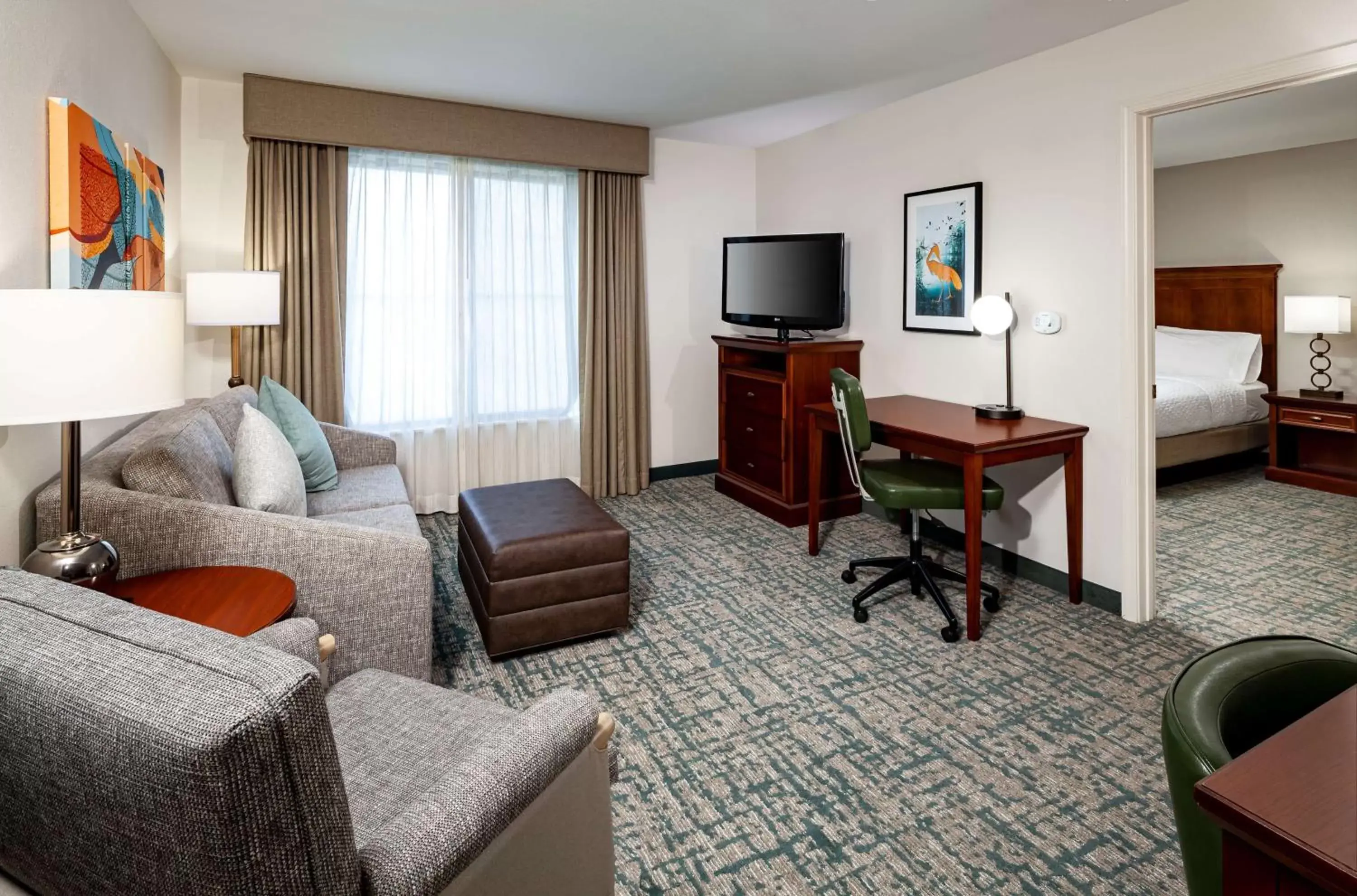 Bedroom, Seating Area in Homewood Suites by Hilton Gainesville