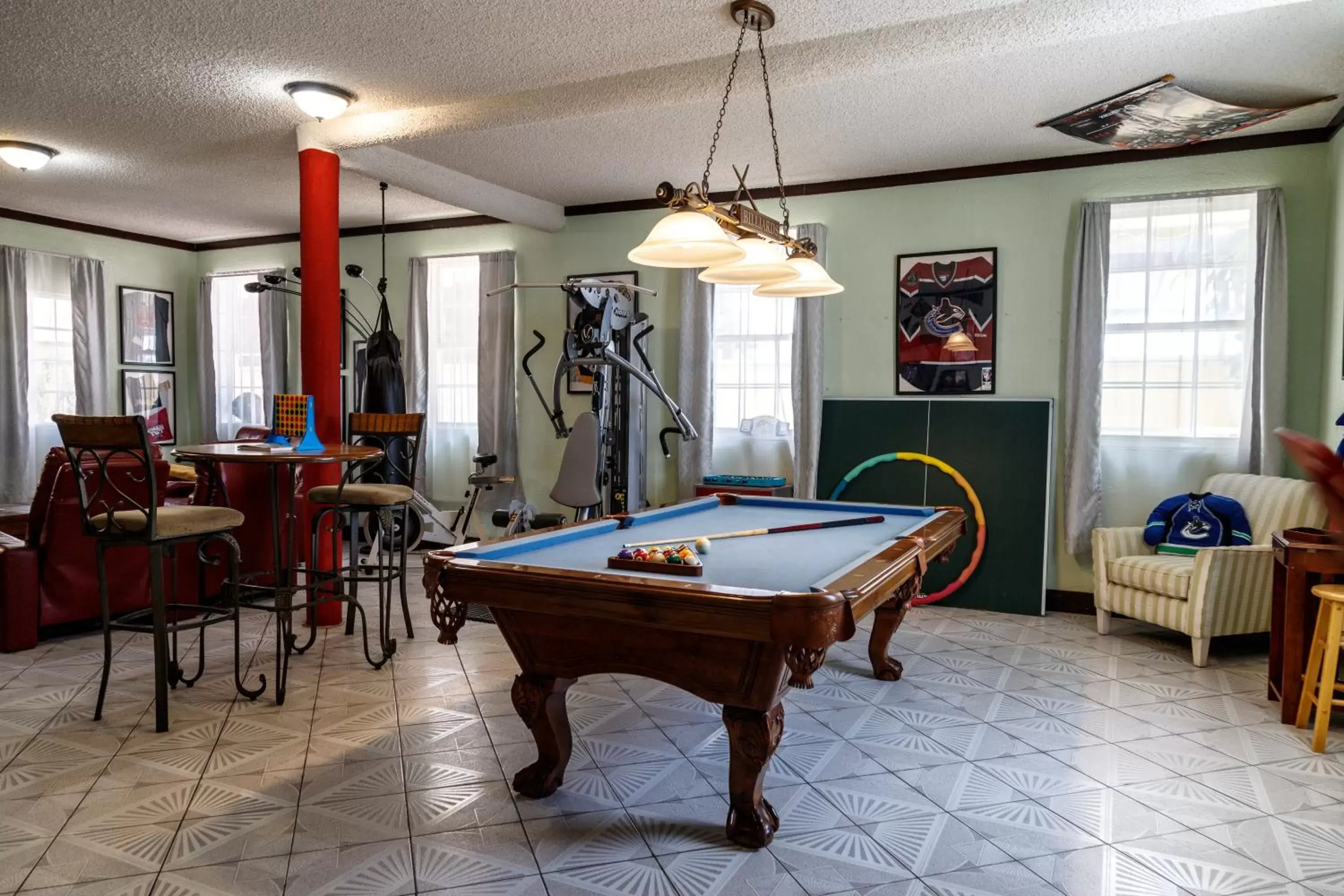 Billiards in Playa Hermosa Inn at the beach