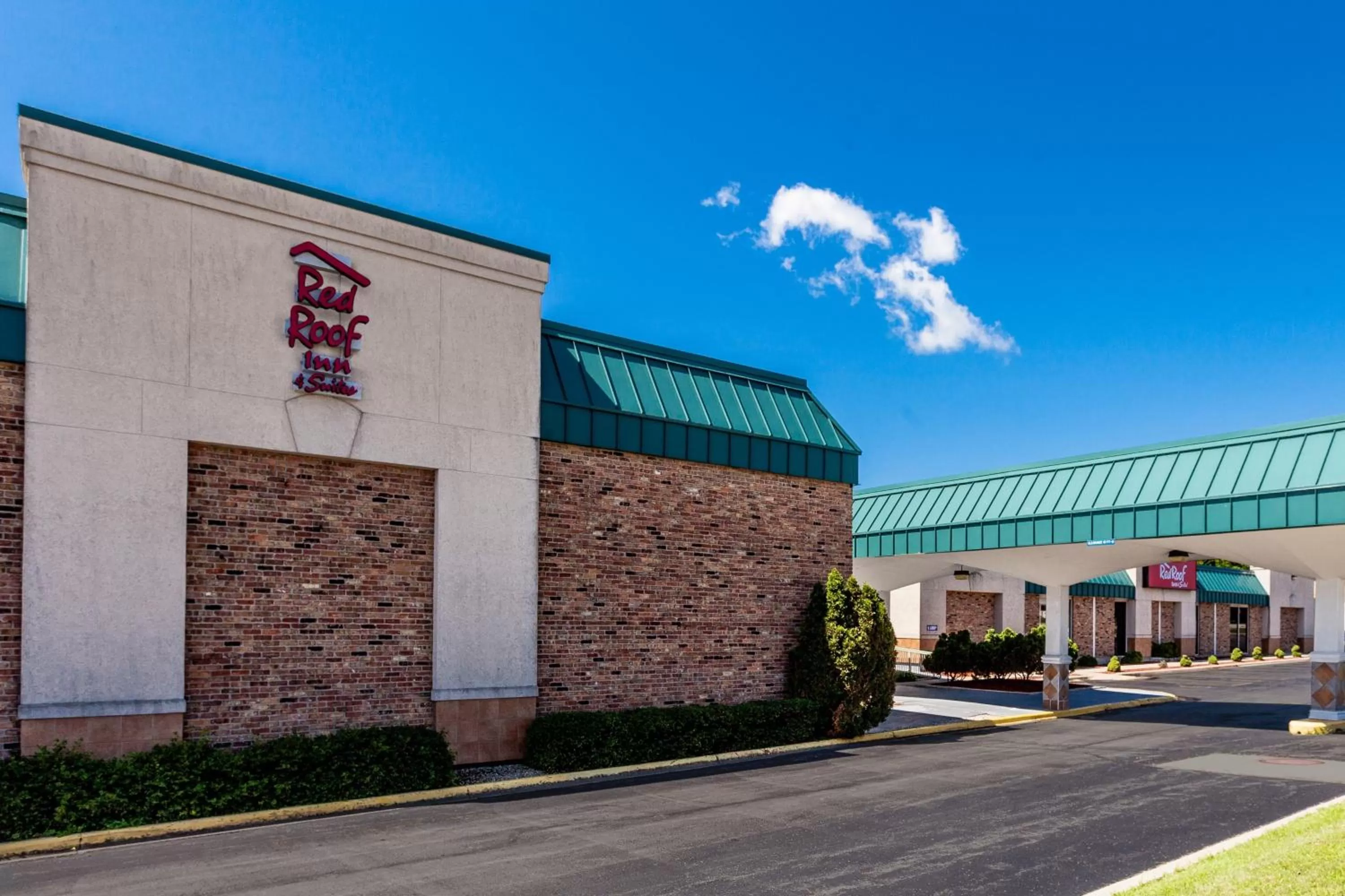 Property building in Red Roof Inn & Suites DeKalb