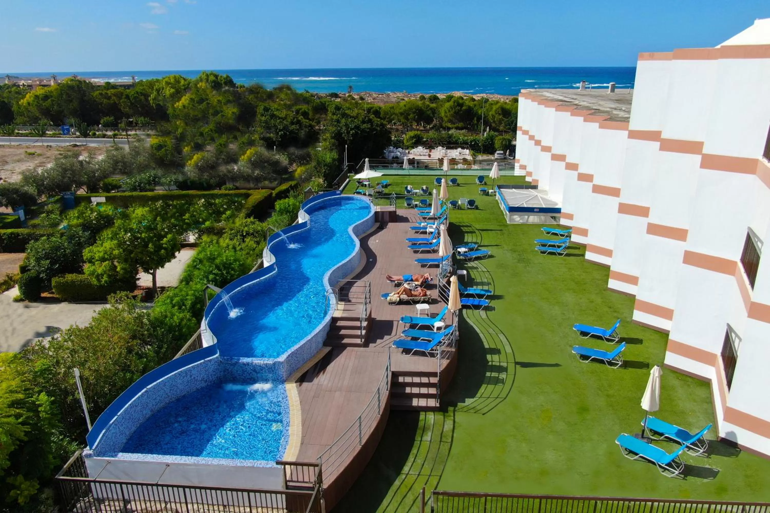 Swimming pool in Avlida Hotel