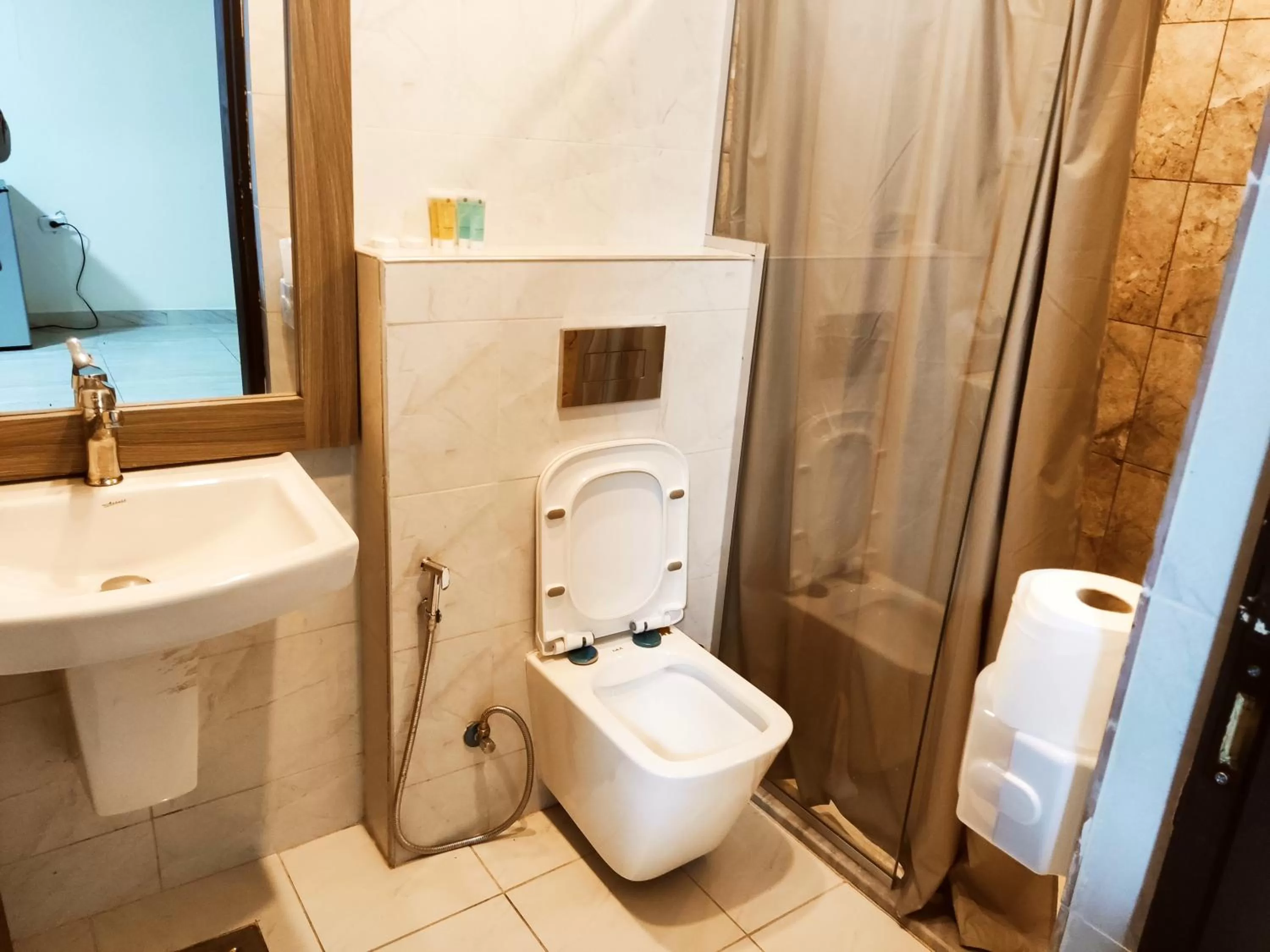 Shower in Golden Plaza Hotel