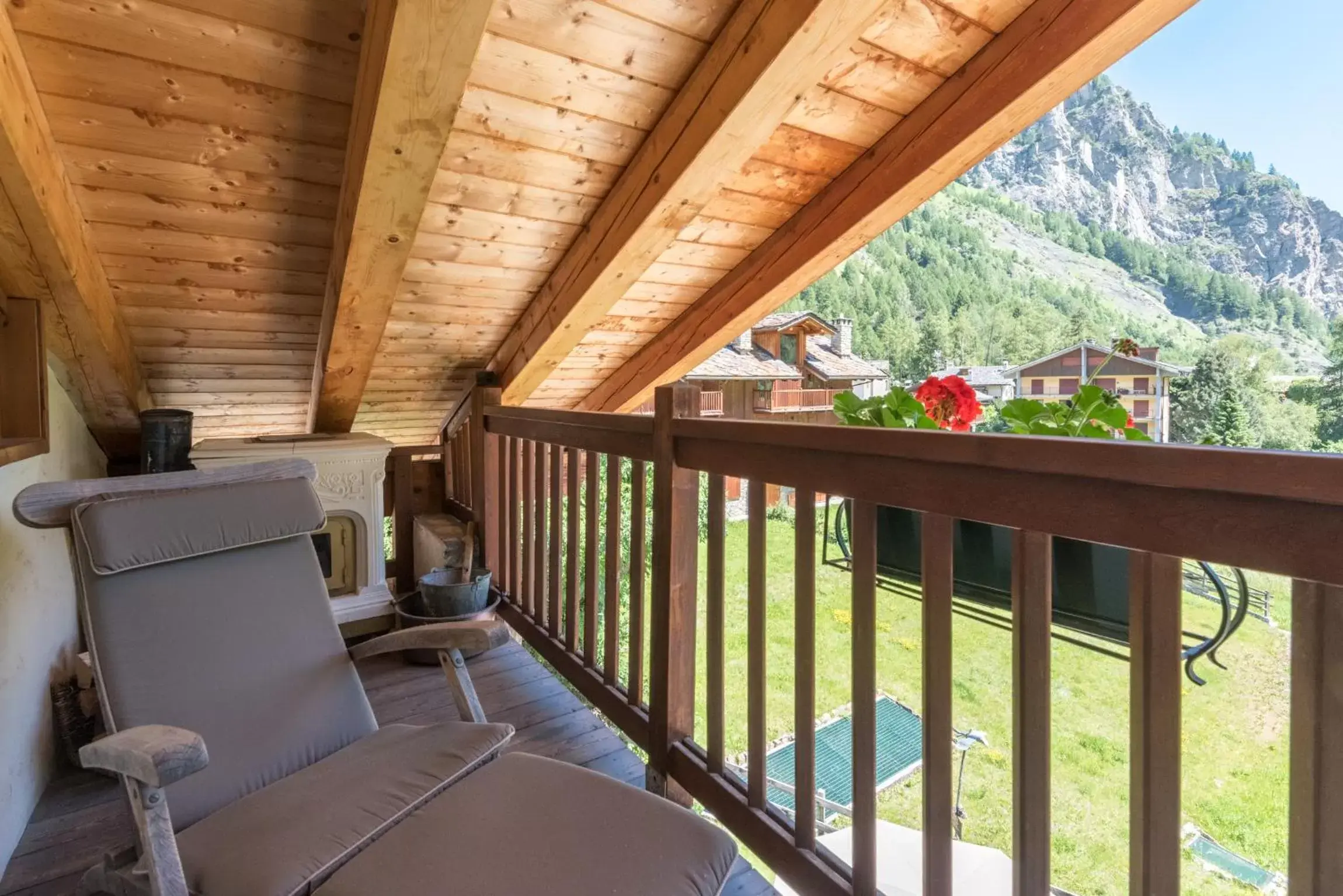 Balcony/Terrace in Auberge de La Maison