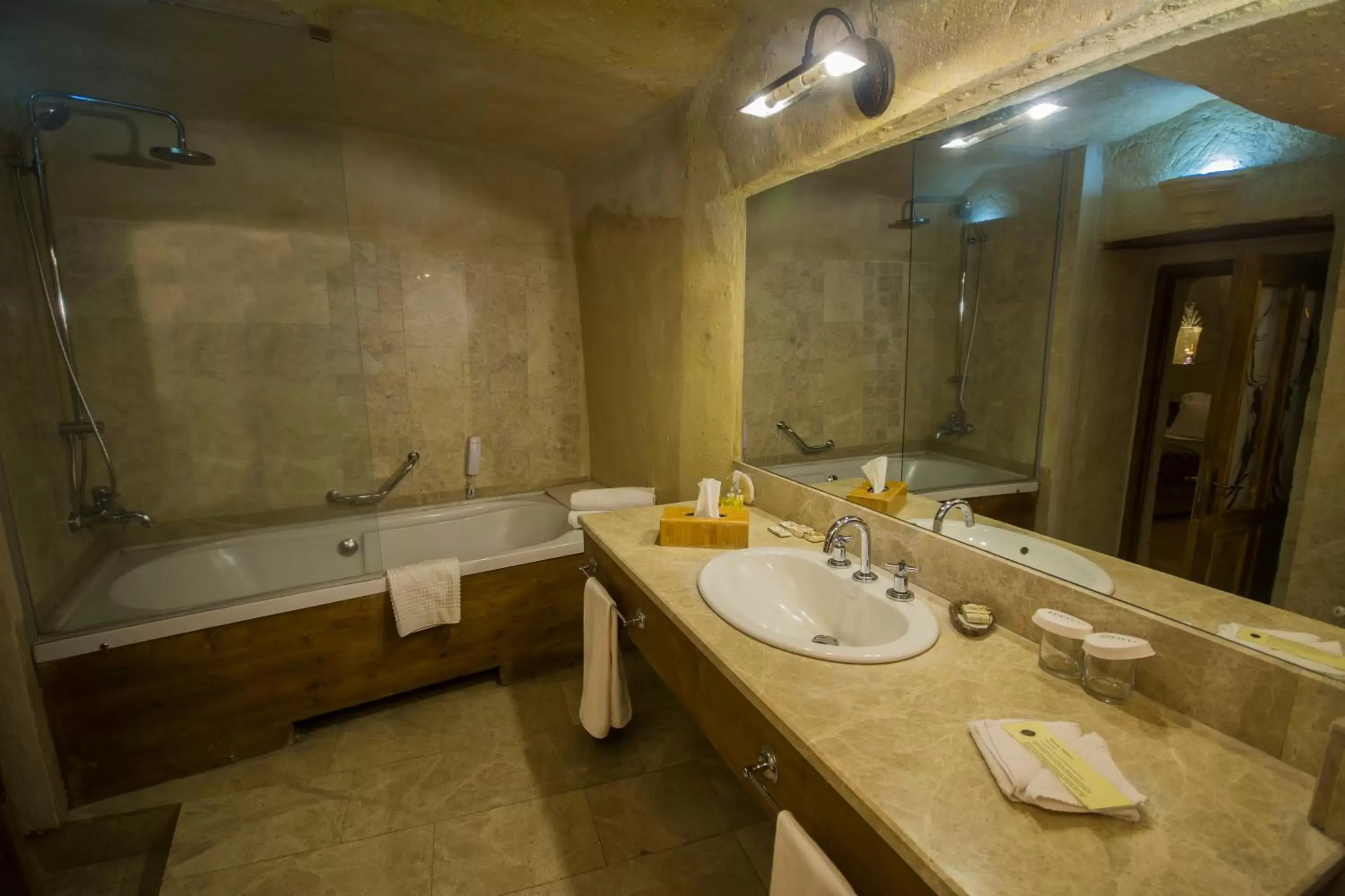 Bathroom in Fresco Cave Suites Cappadocia