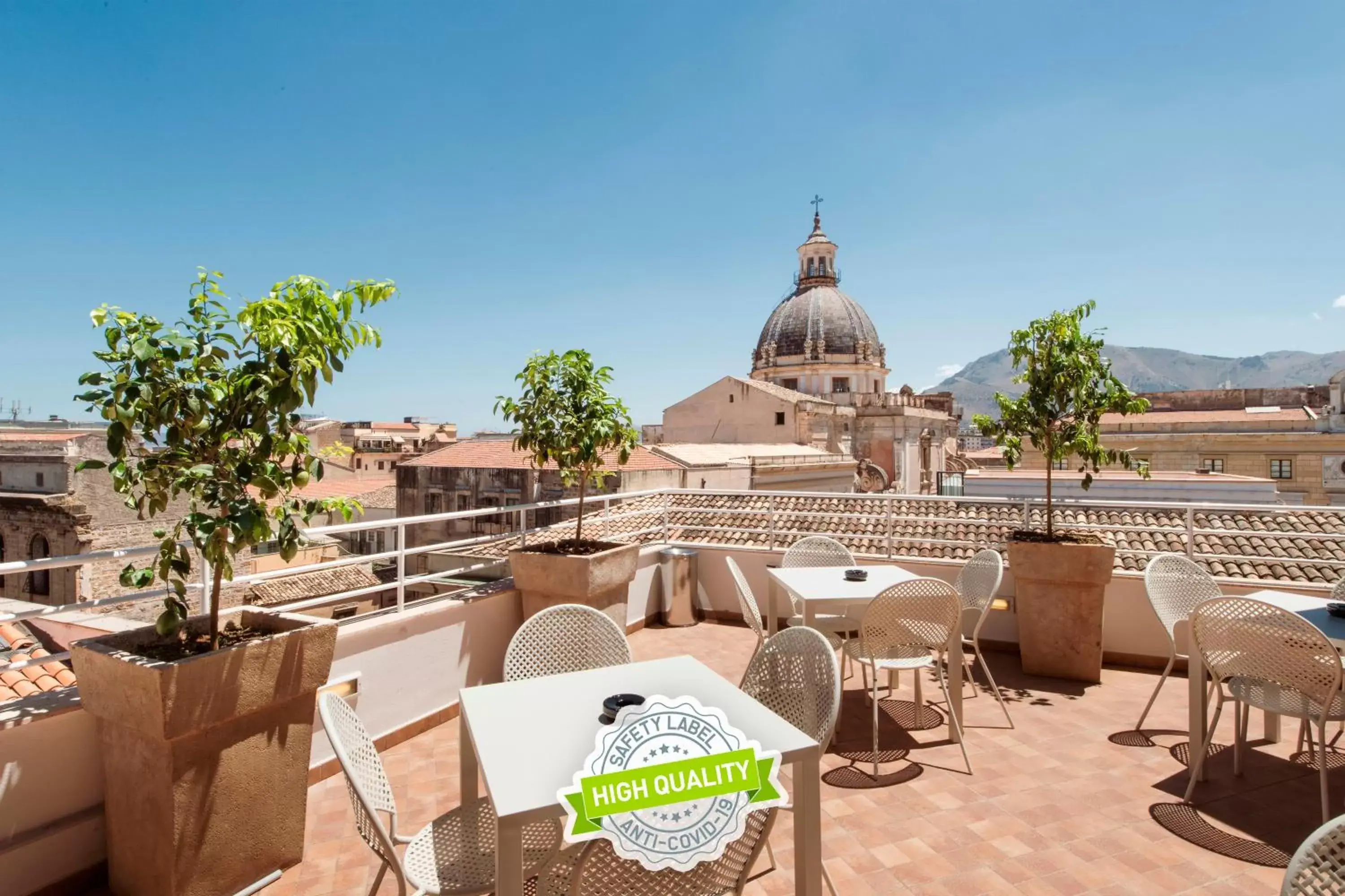 Balcony/Terrace in B&B Hotel Palermo Quattro Canti