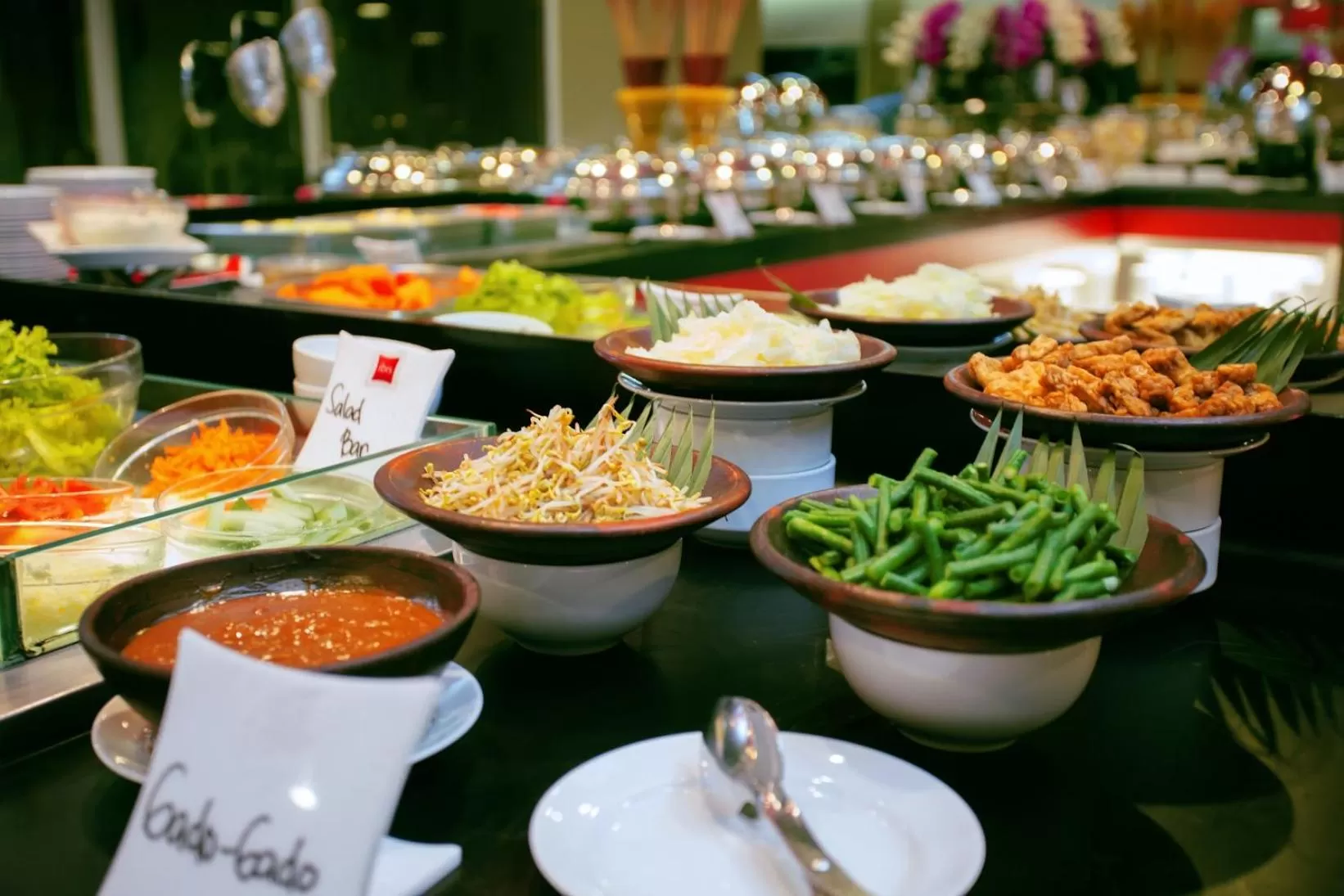 Buffet breakfast in Ibis Surabaya City Center