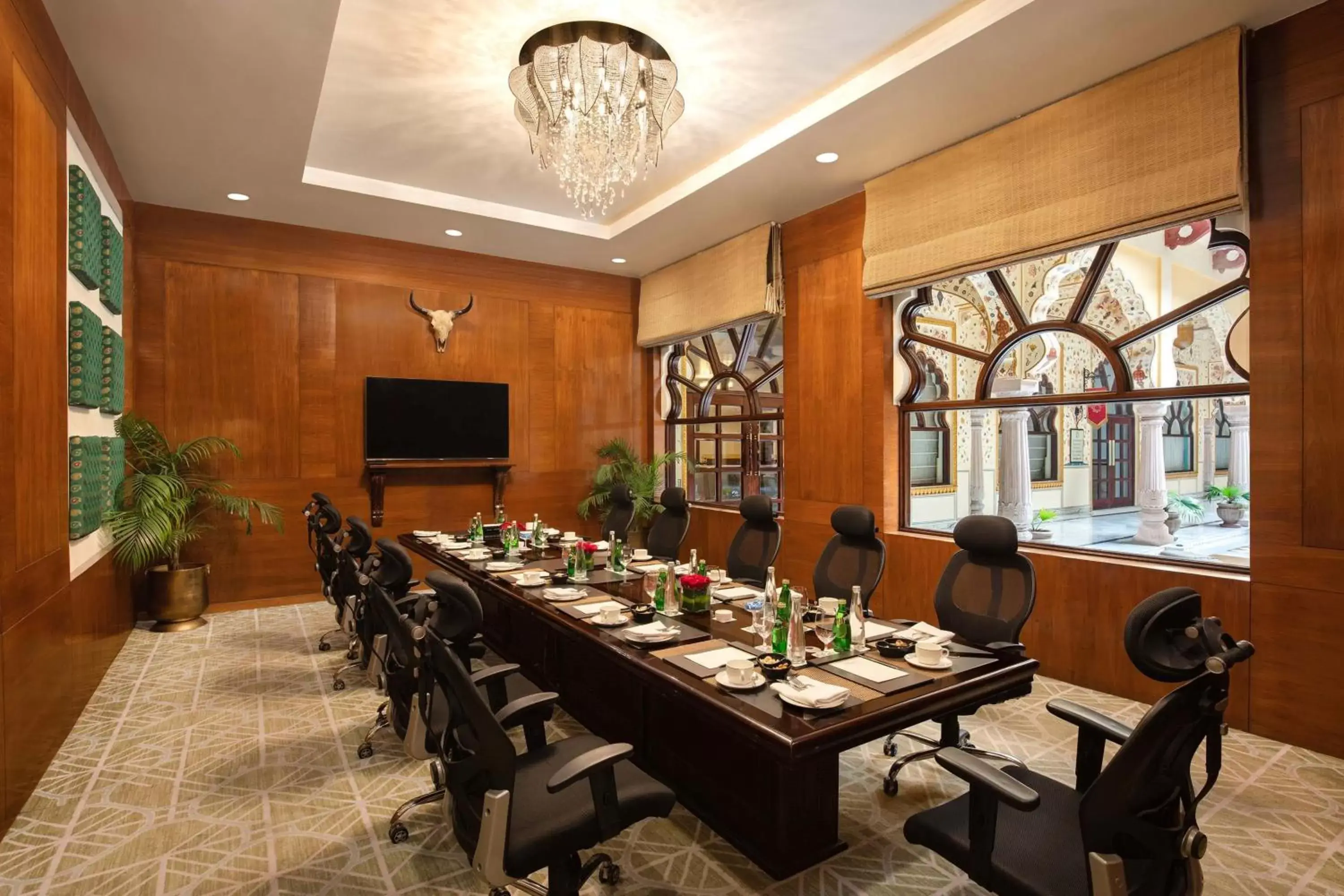 Meeting/conference room, Restaurant/Places to Eat in Noormahal Palace Hotel