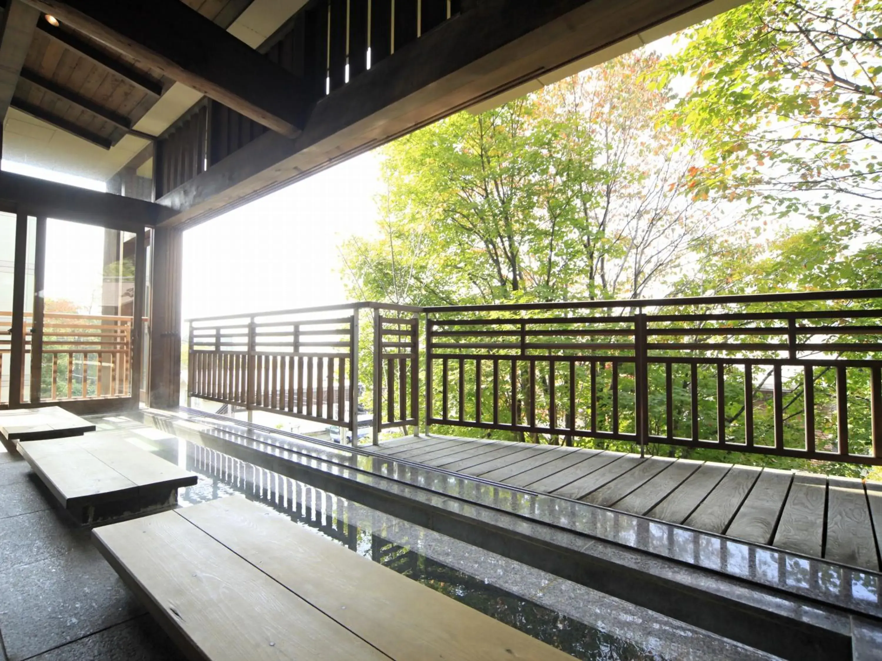 Area and facilities, Balcony/Terrace in Zao Kokusai Hotel