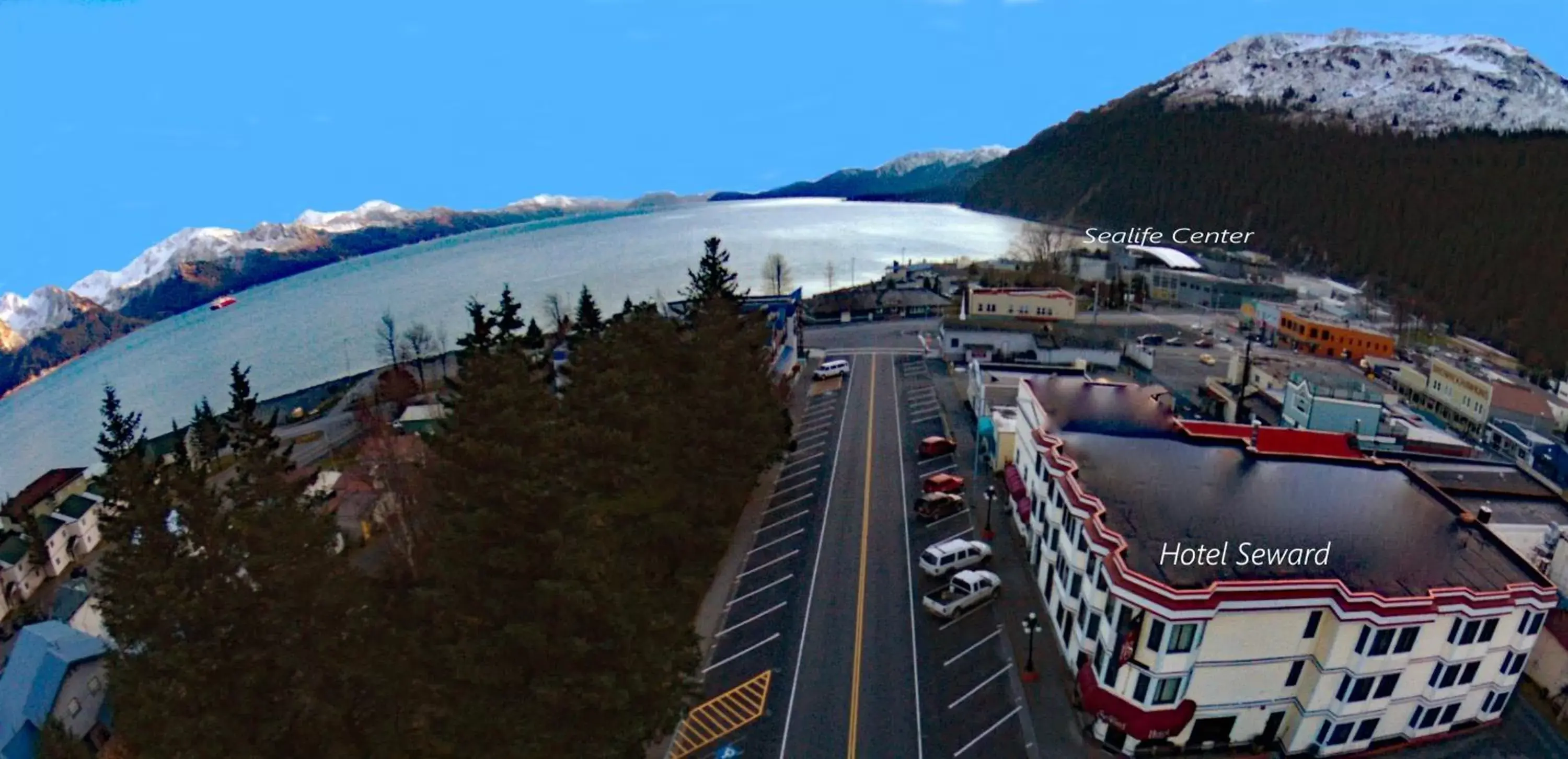 Nearby landmark, Winter in Hotel Seward