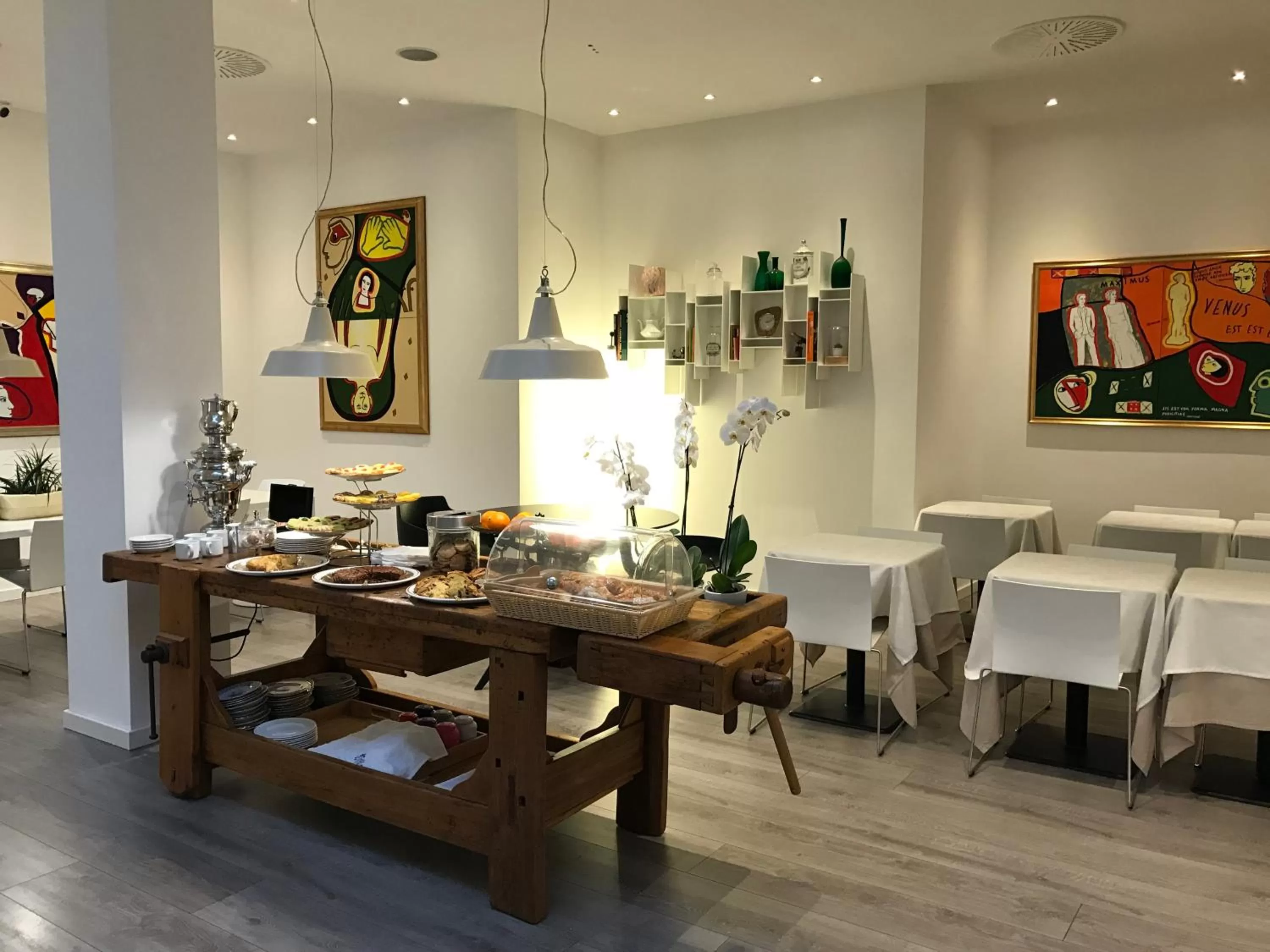 Buffet breakfast in Hotel Bernina