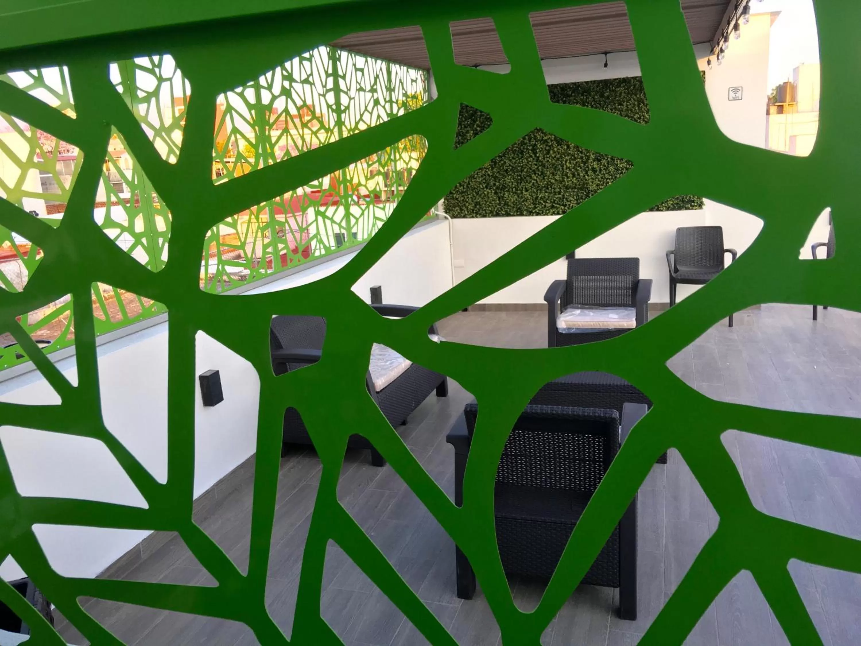 Balcony/Terrace in Herbal Inn Suites