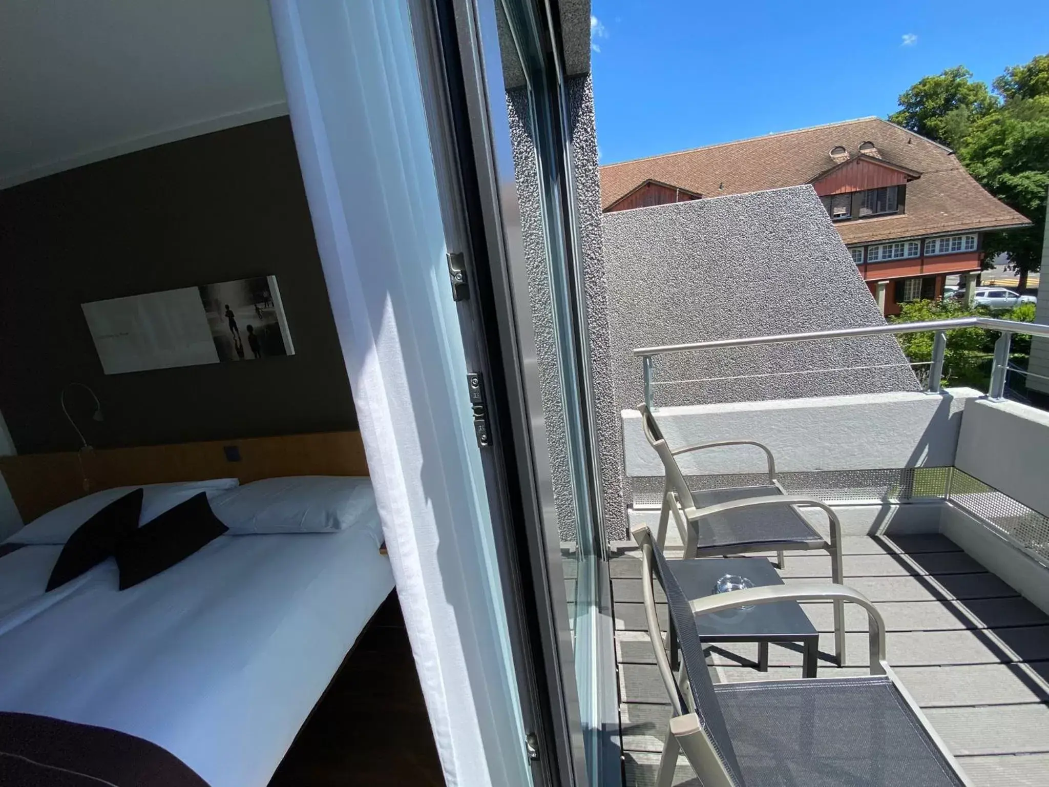 Balcony/Terrace in Hotel & Restaurant STERNEN MURI bei Bern