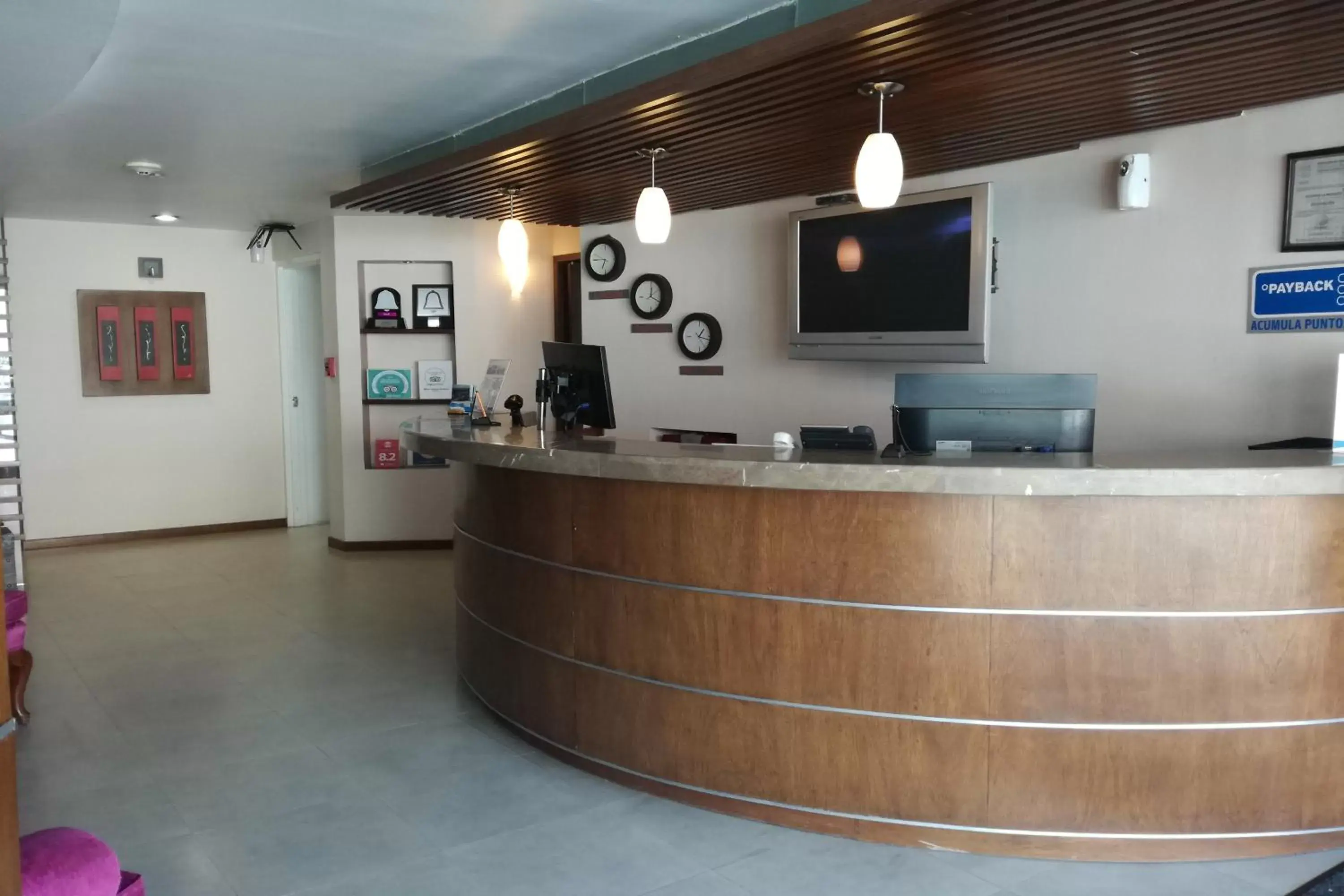 Lobby or reception in Mision Express Pachuca Lobby or reception in Mision Express Pachuca