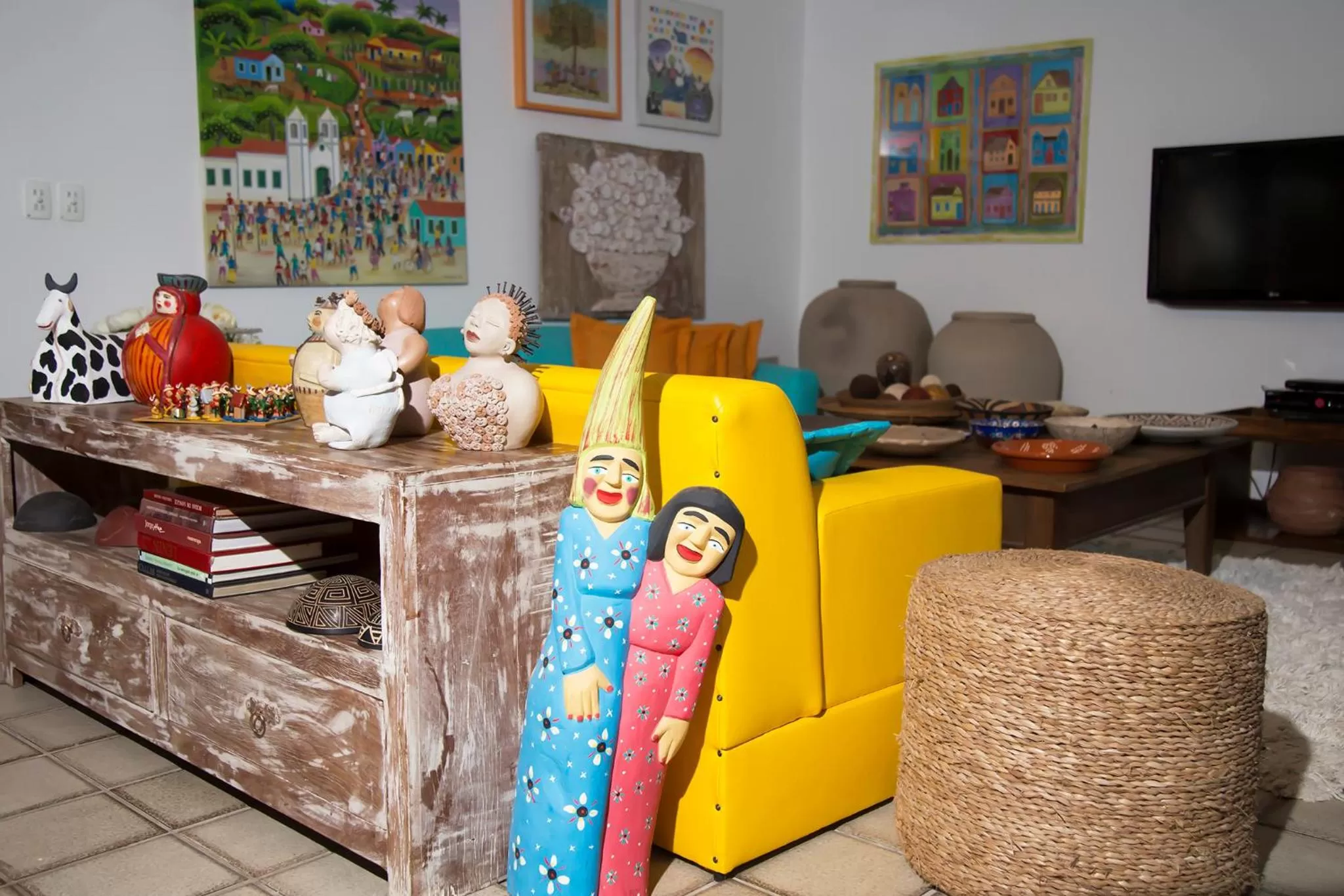 Decorative detail in Hospedaria Entre Amigos