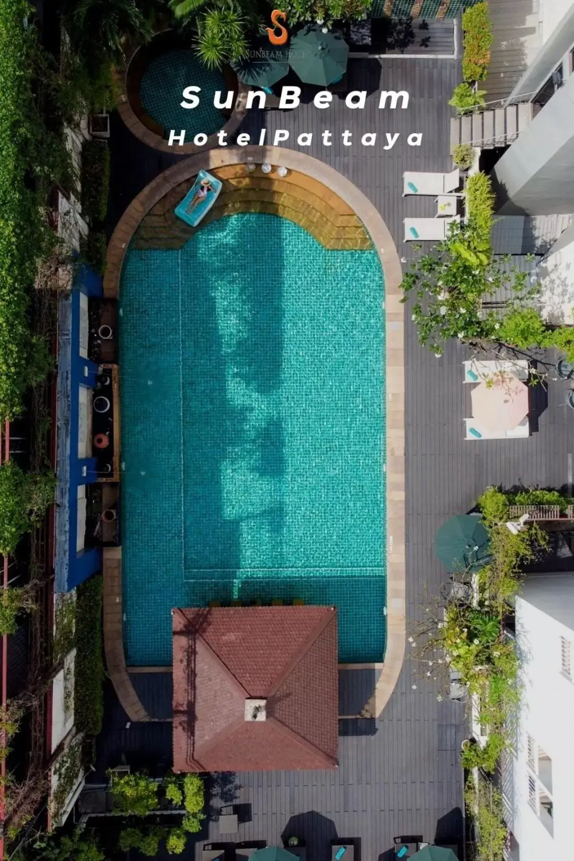 Pool View in Sunbeam Hotel Pattaya - SHA Extra Plus