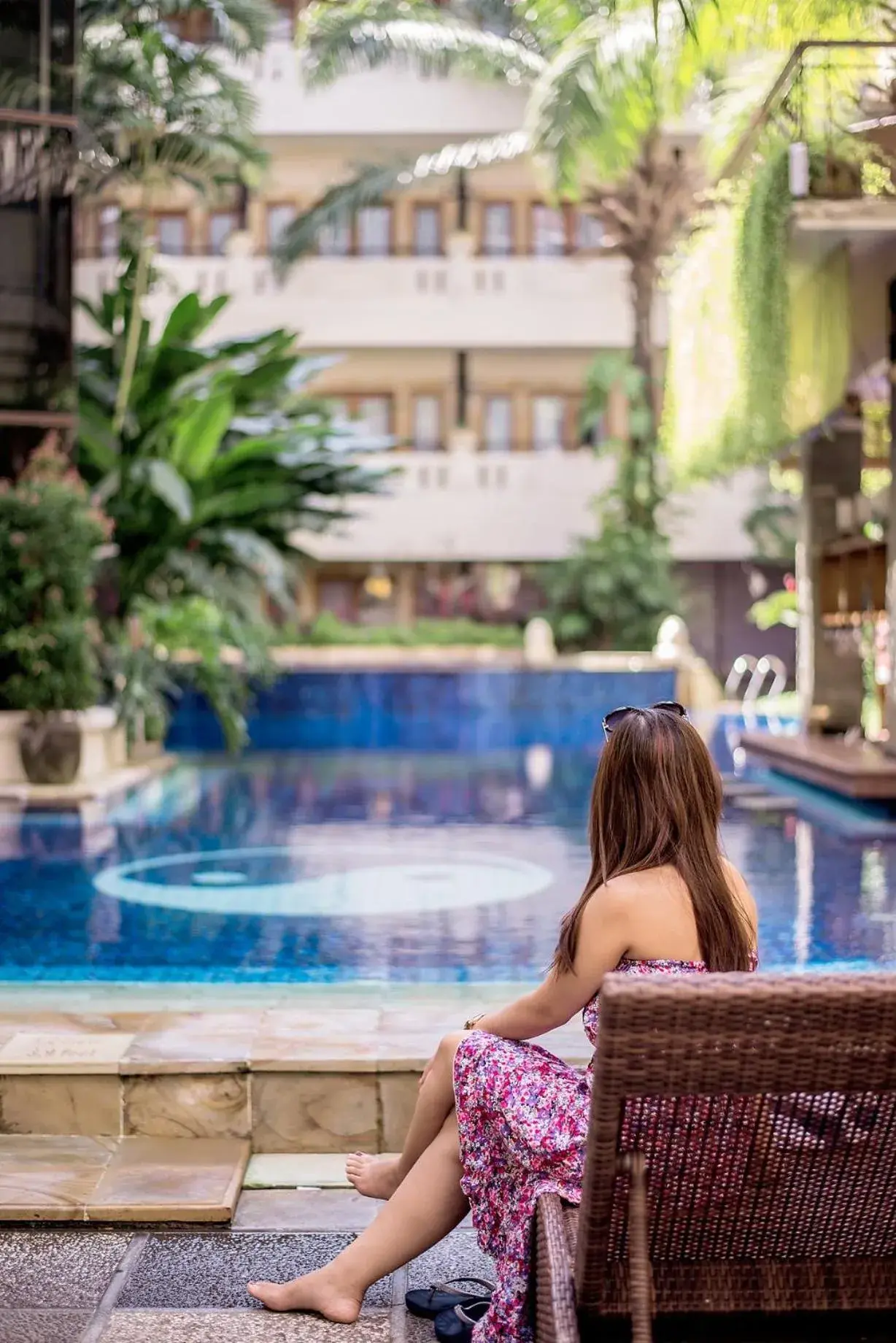 Swimming Pool in Famous Hotel Kuta Formerly Permata Kuta Hotel