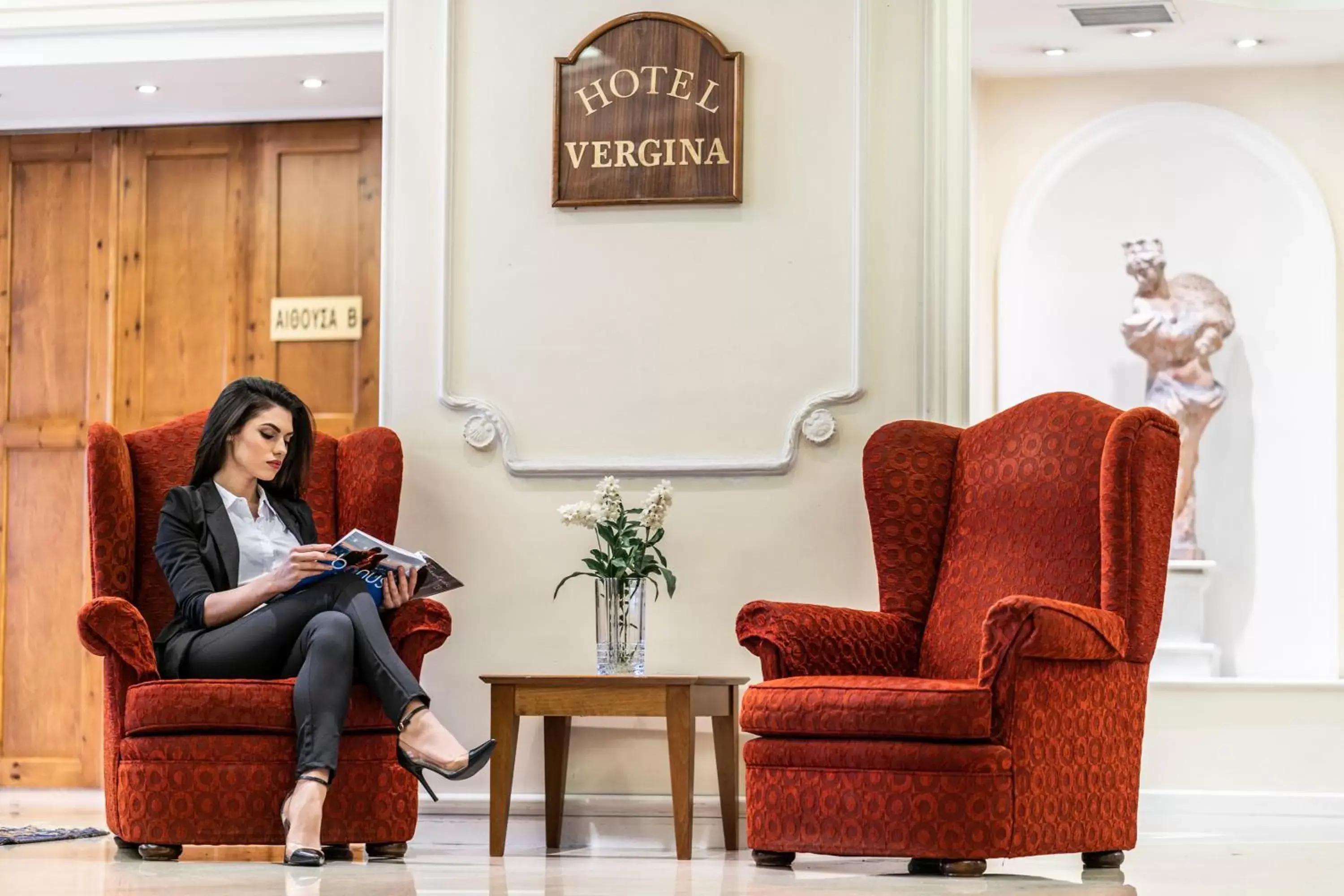 People in Vergina Hotel