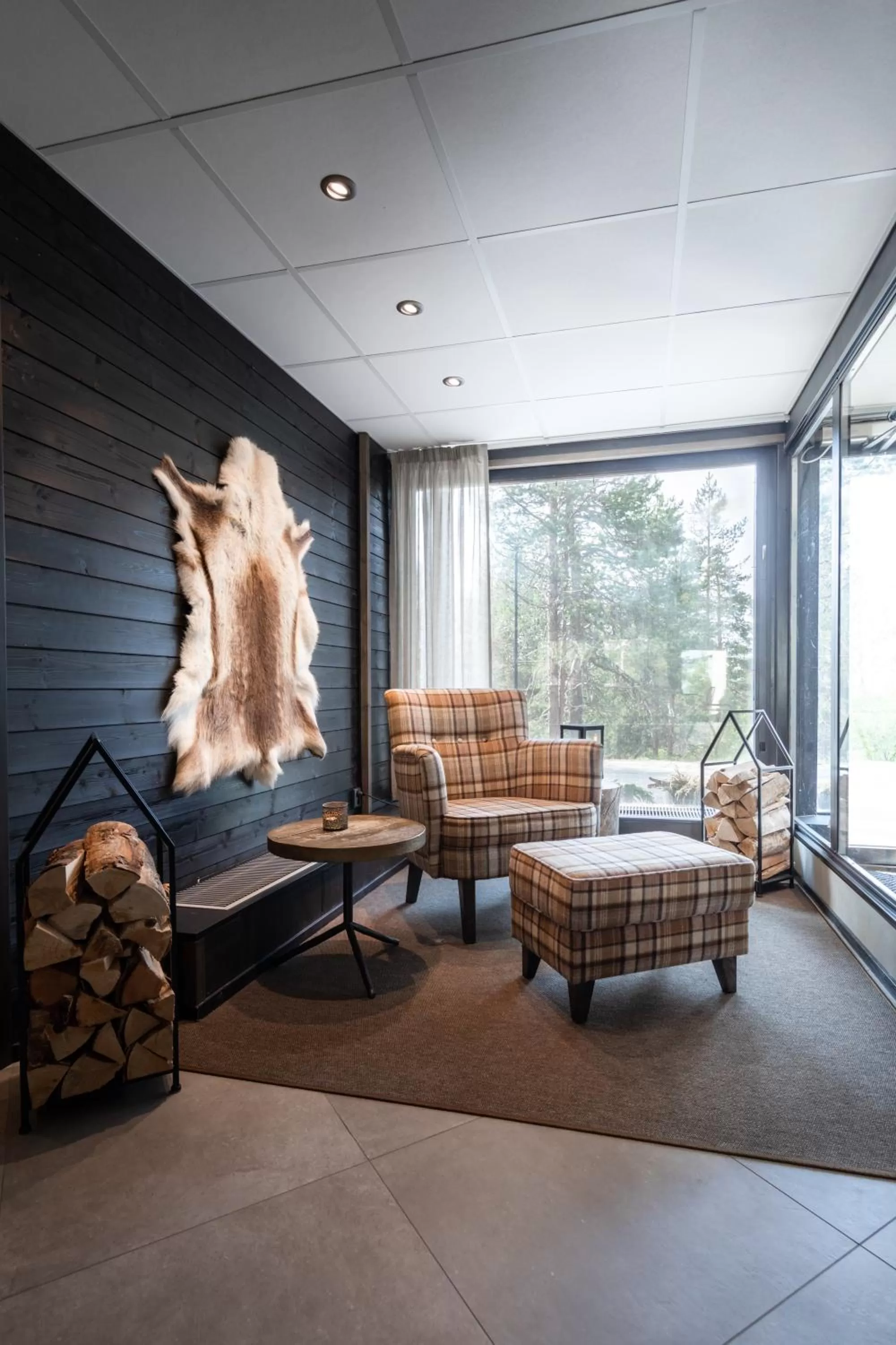 Lounge or bar in Lapland Hotels Sky Ounasvaara