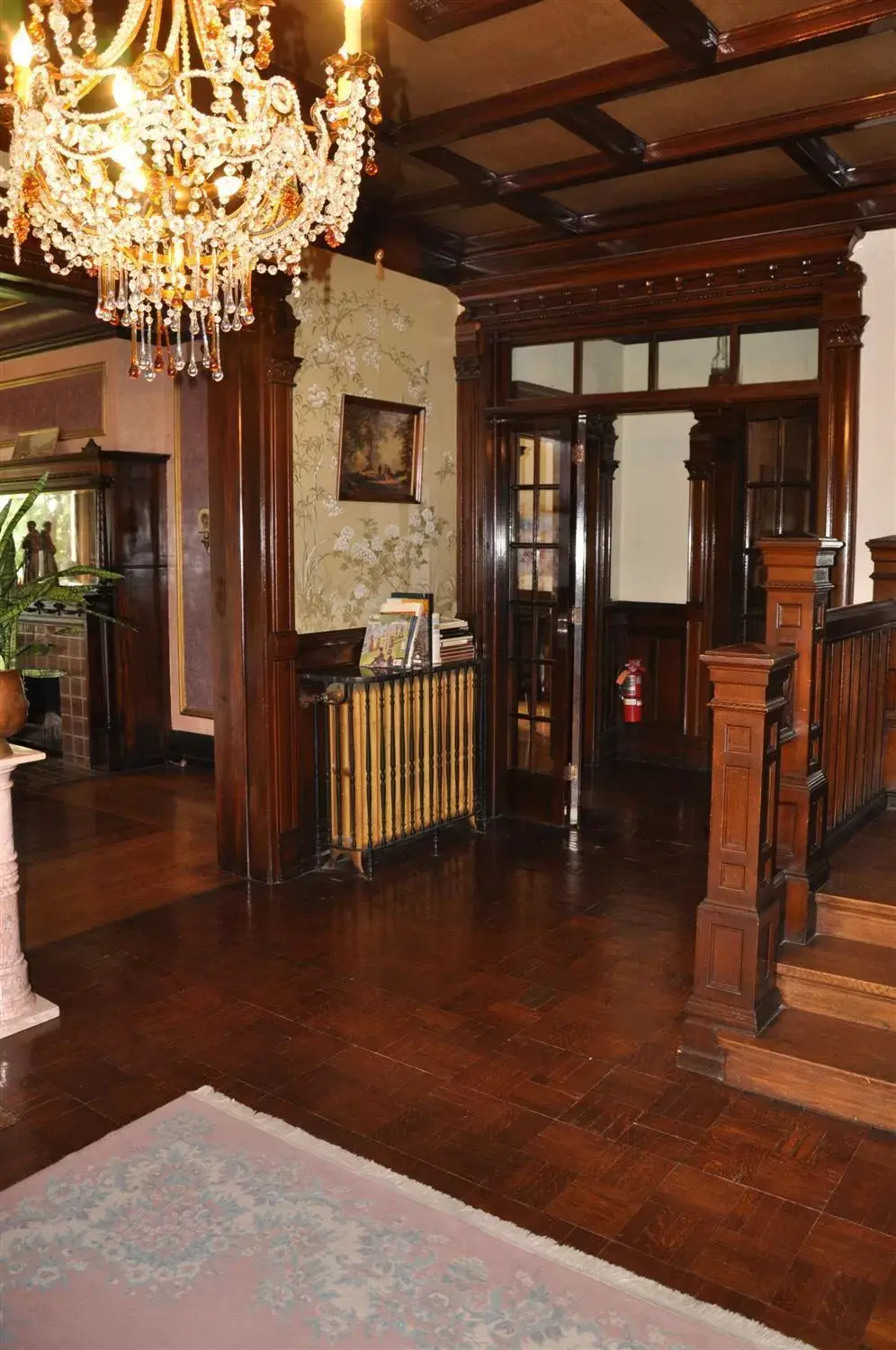 Lobby or reception in Henderson Castle Inn