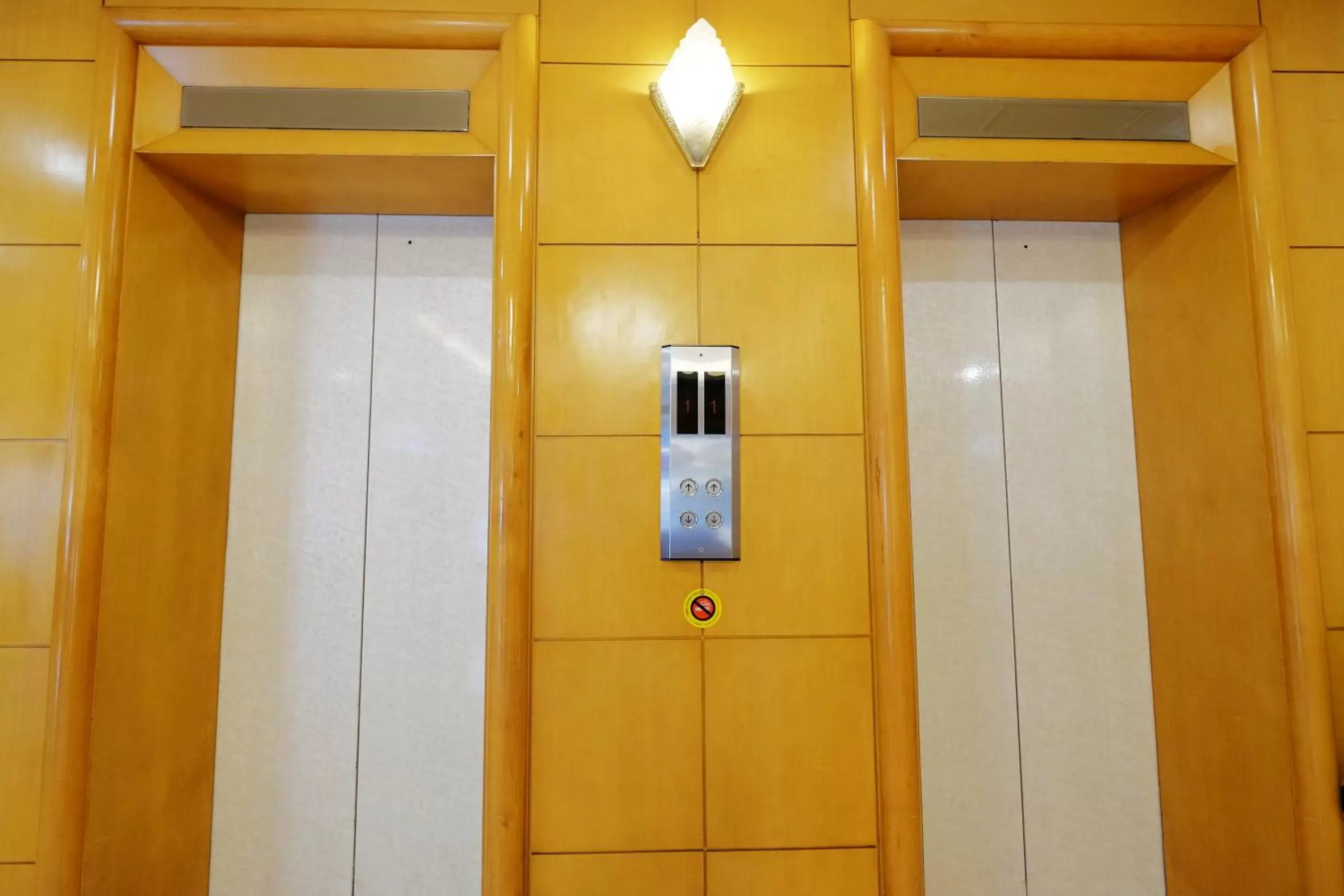 elevator in Dynasty Hotel