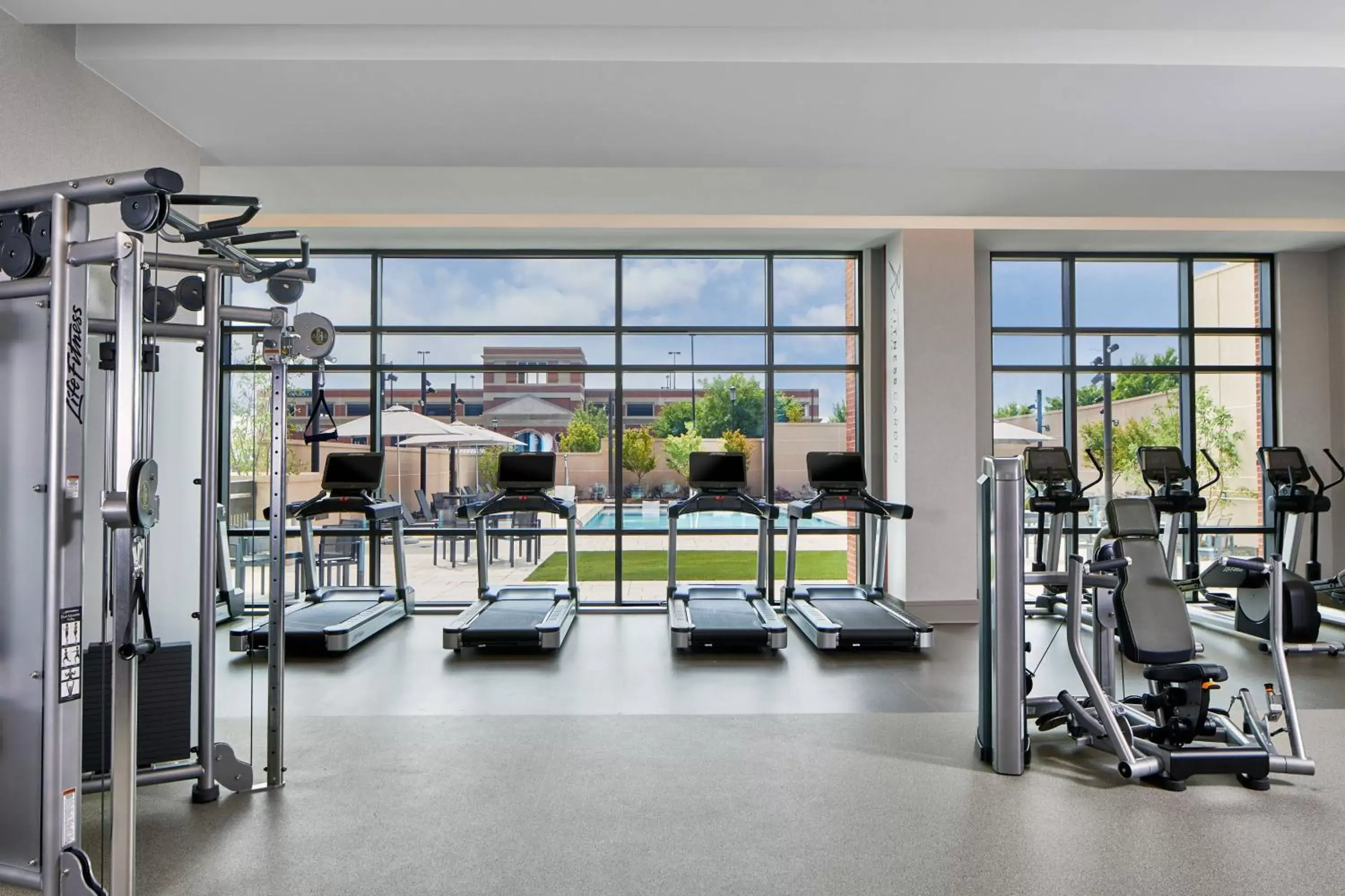 Fitness centre/facilities, Fitness Center/Facilities in UNC Charlotte Marriott Hotel & Conference Center